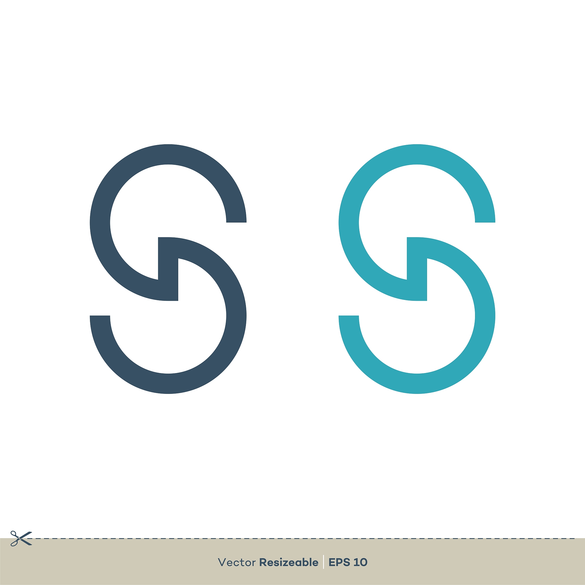 s letter logo template illustration design. vector eps 10.