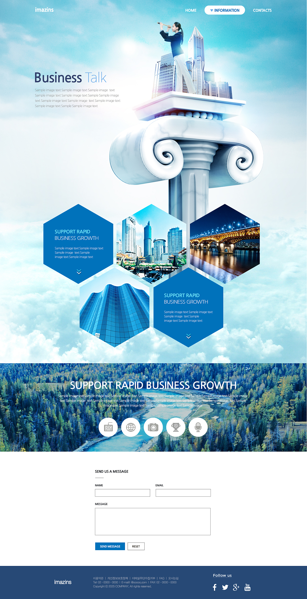 business web template