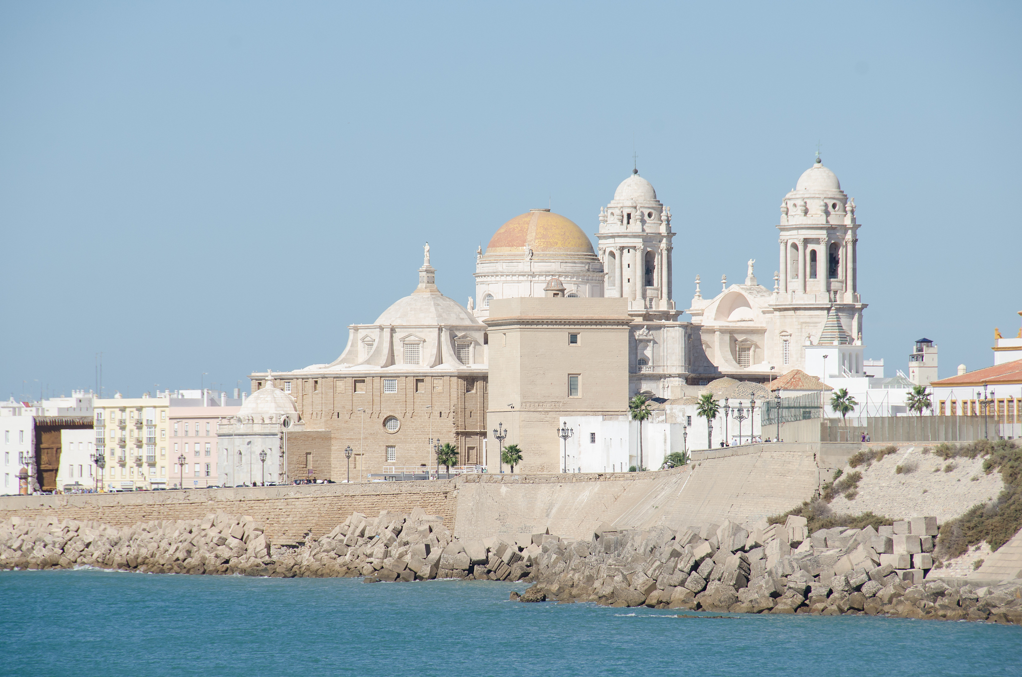panoramic view of cadiz, spain