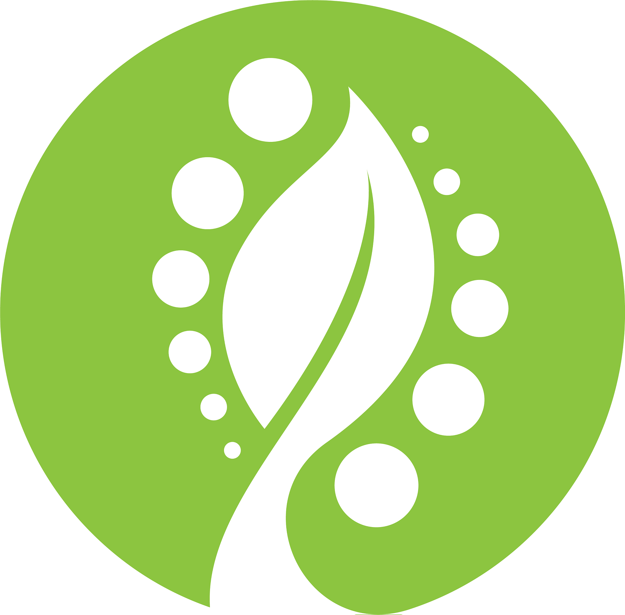 green leaf ecology nature element icons