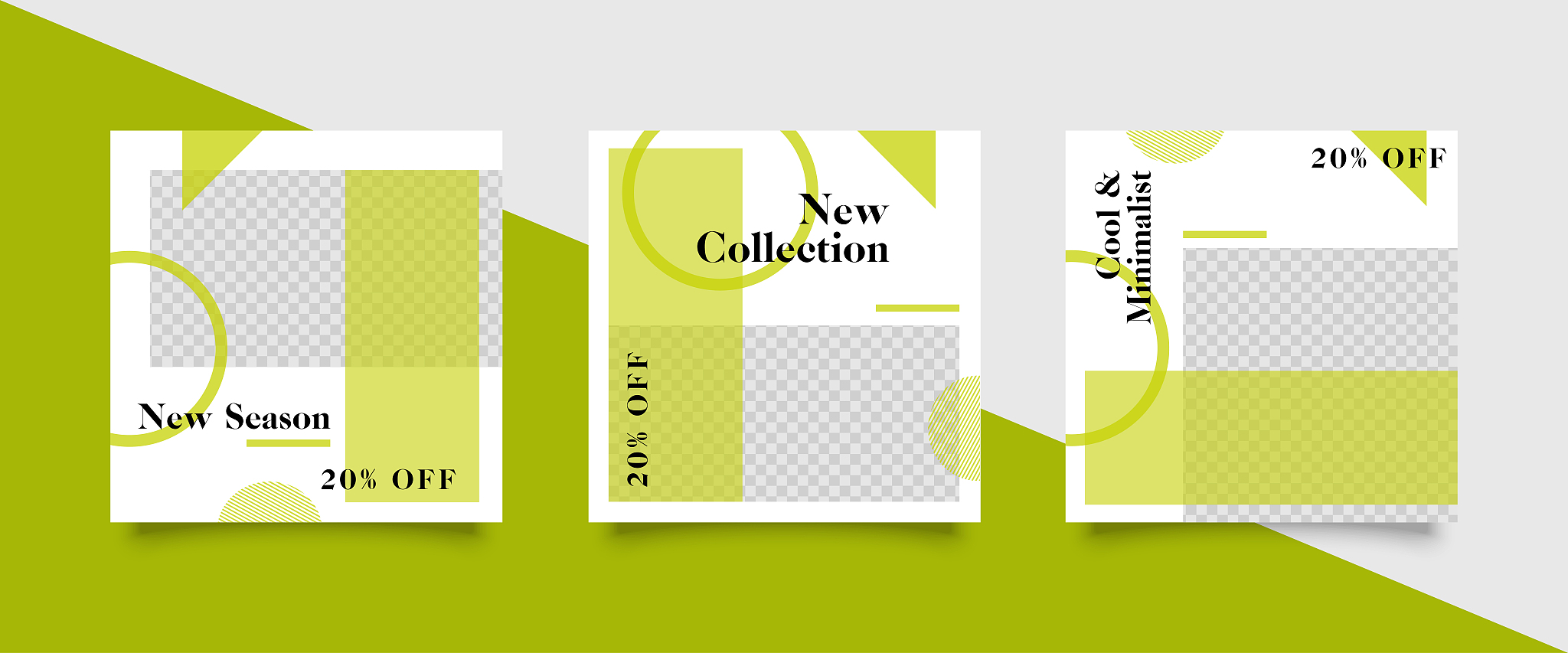 fashion social media post template
