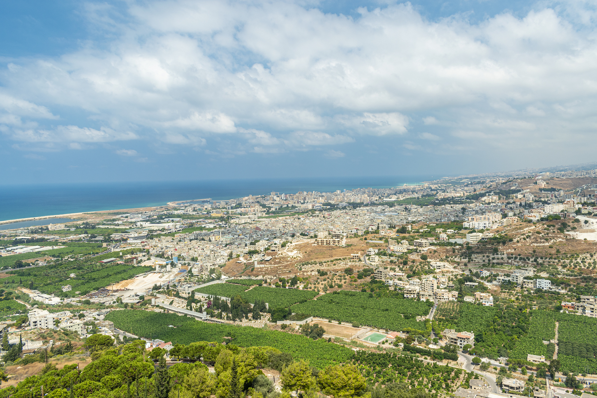 beautiful nature in bekaa valley lebanon