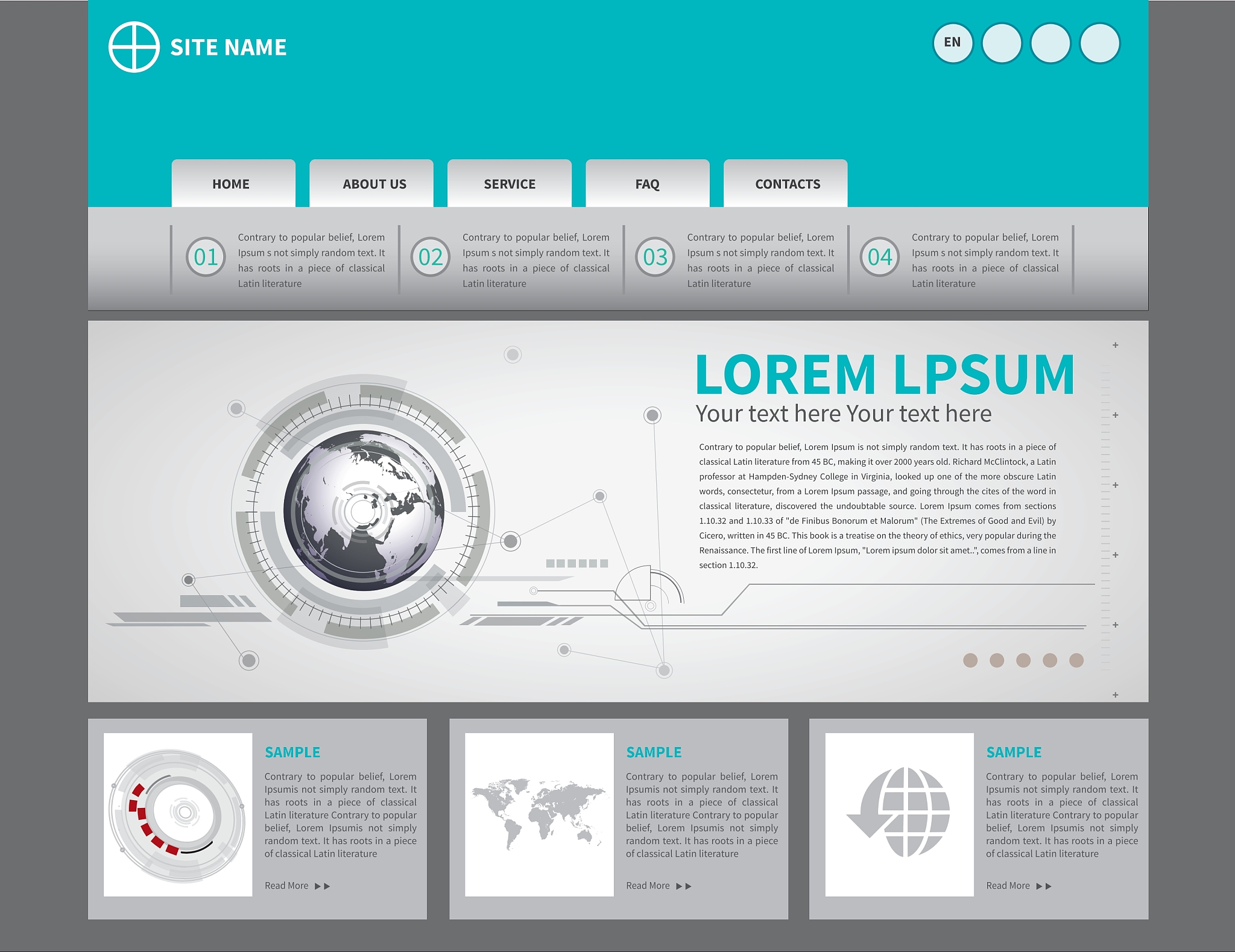 website template