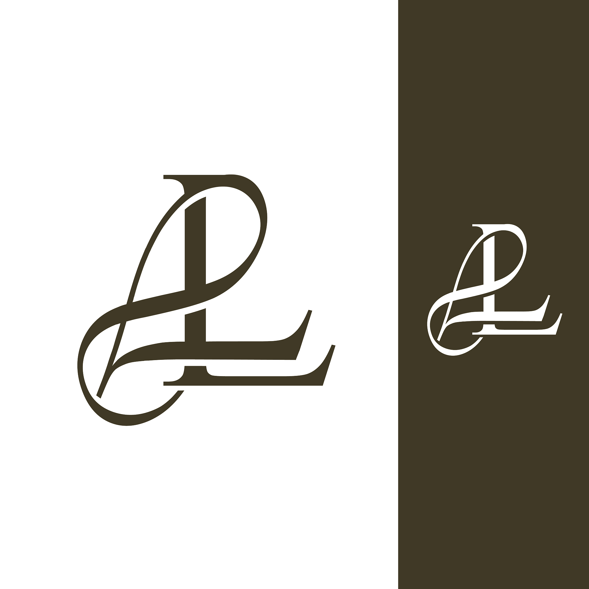 ll letter logo
