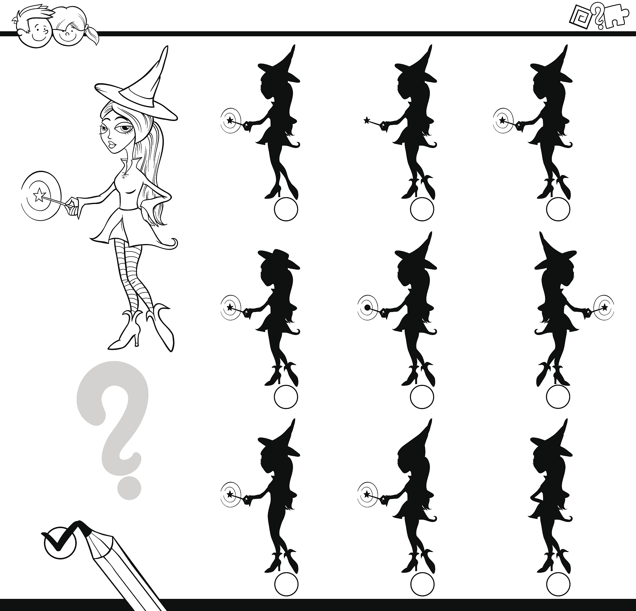 shadow and differences activity