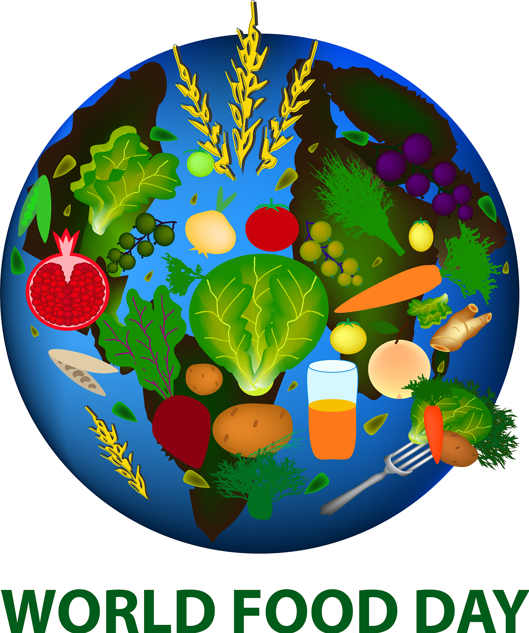 10月16日世界粮食日：珍惜粮食，拒绝浪费！海报设计与创意灵感