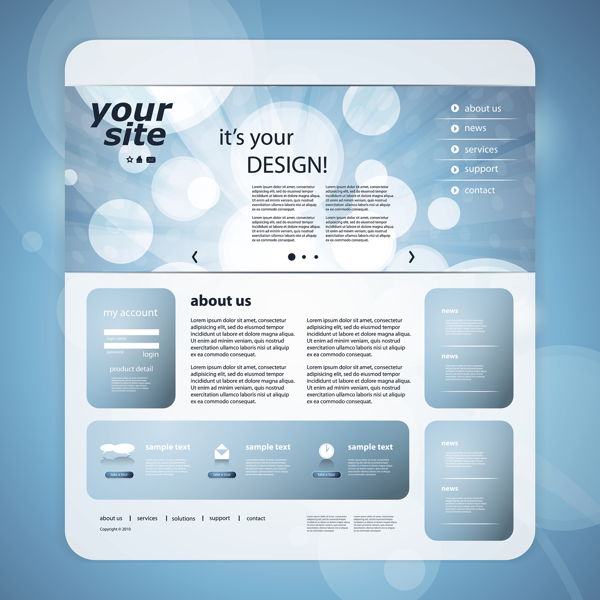 website template