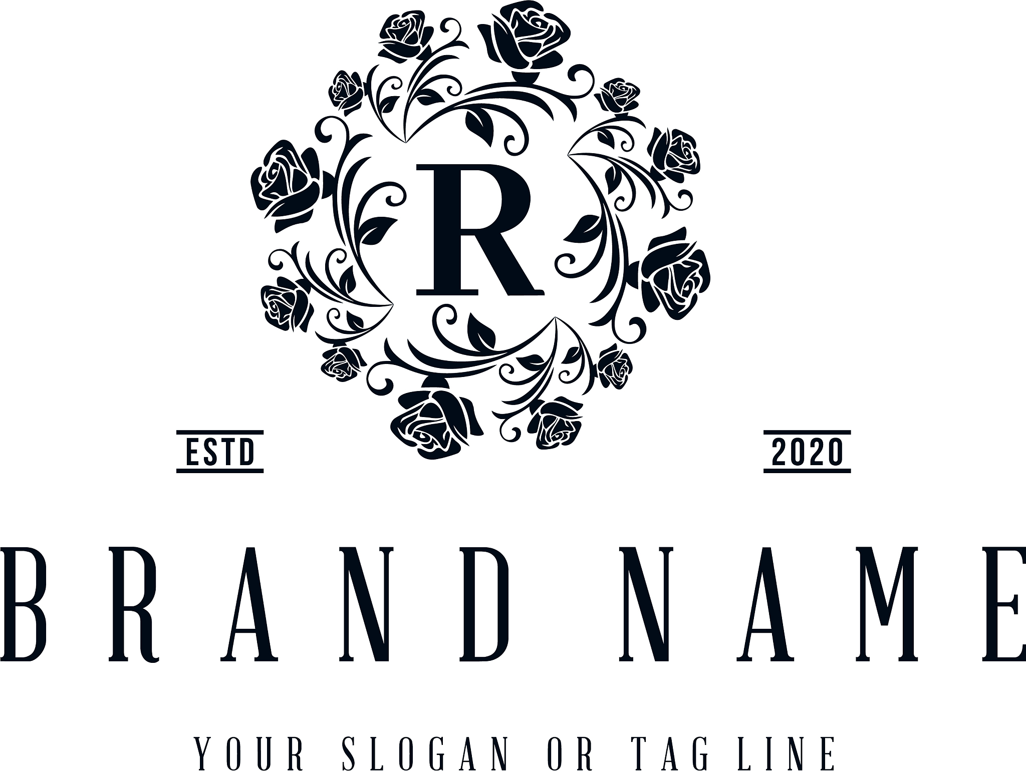 logo design rose