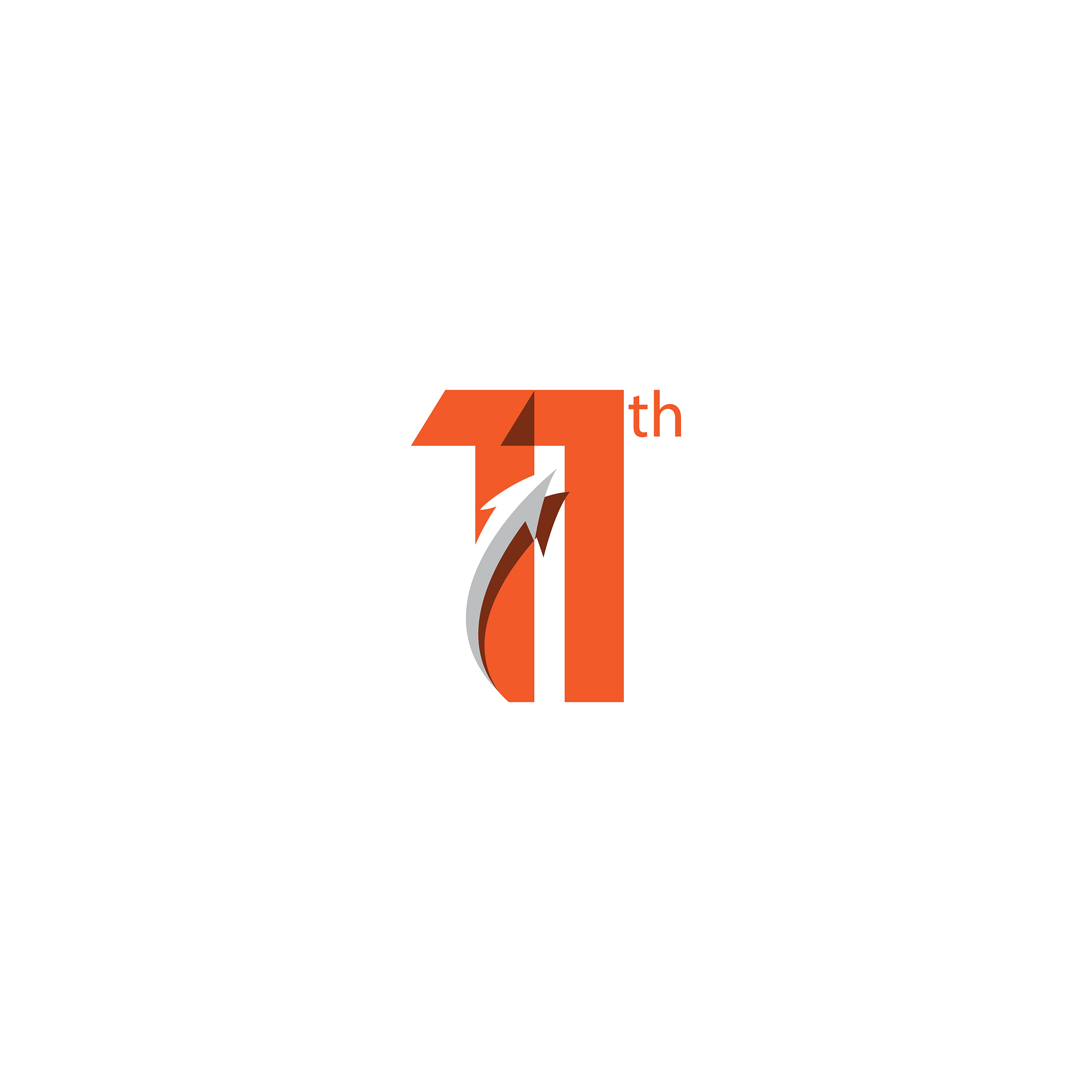 11 year anniversary template design