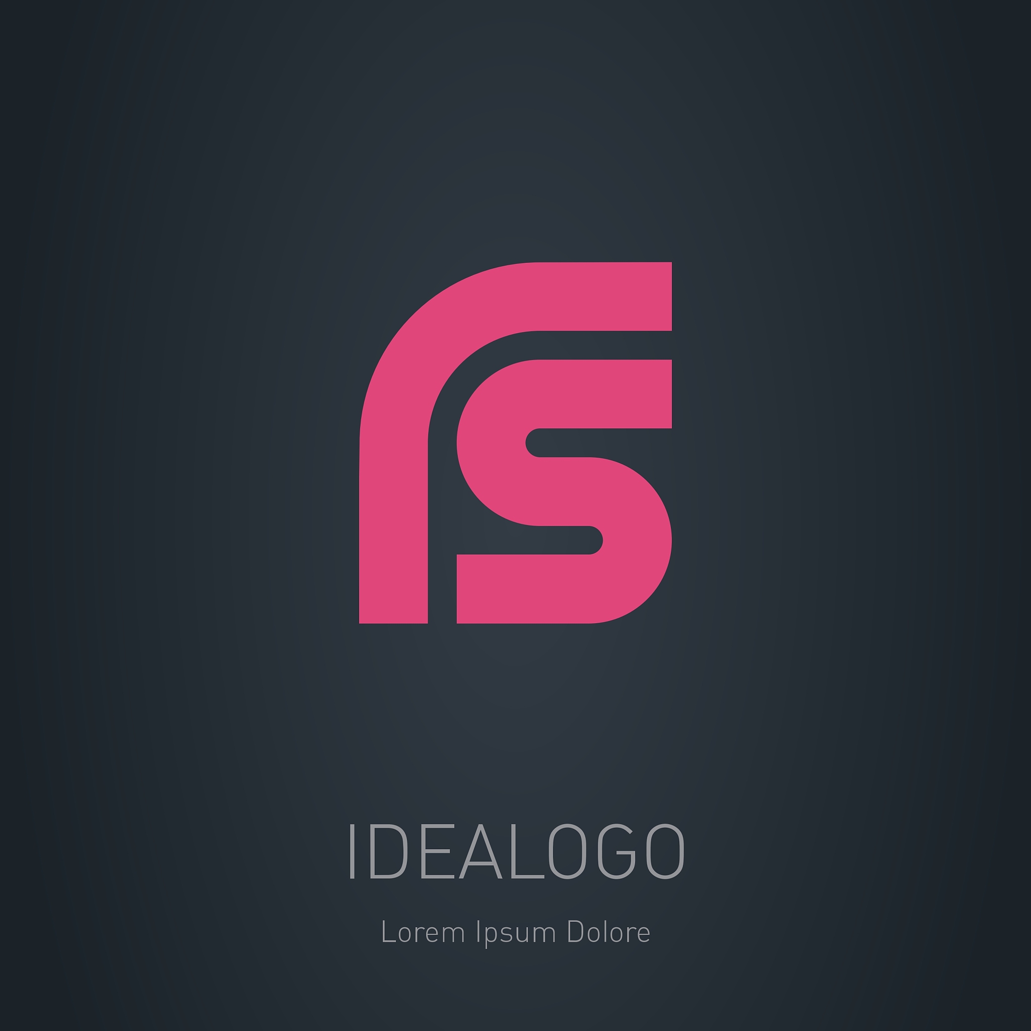 rs initial logo rs initial monogram logotype