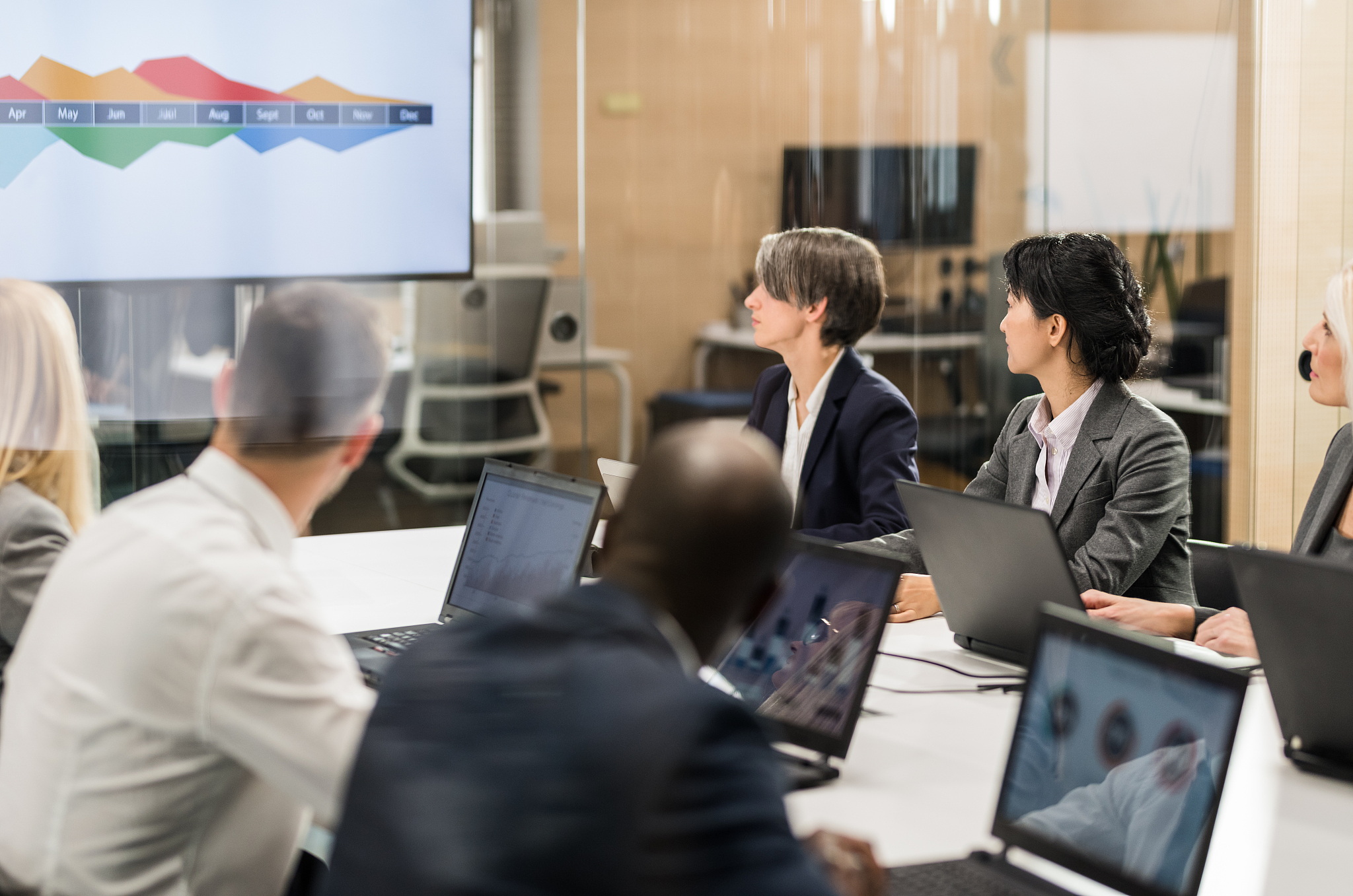 business people having meeting in conference room