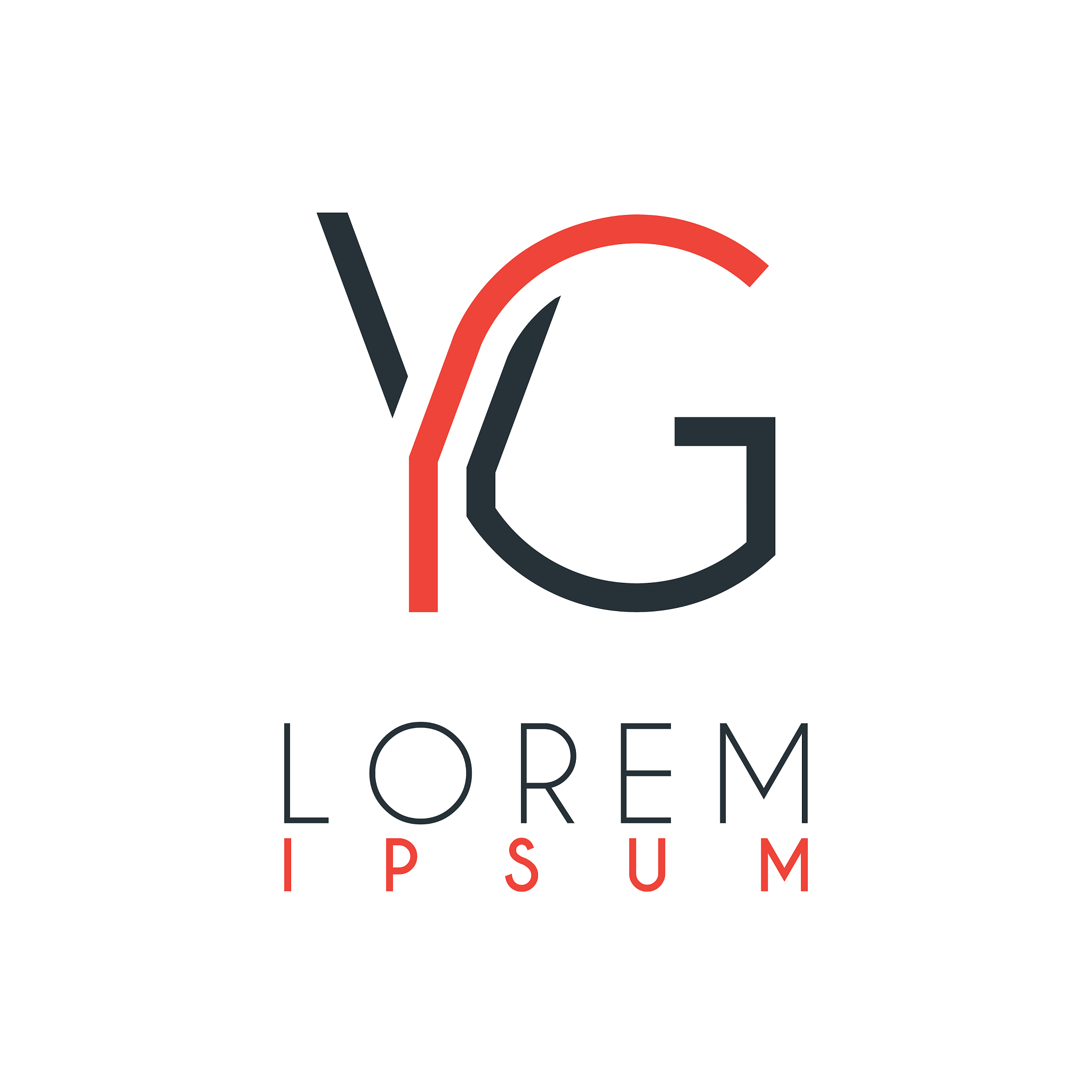 the logo between letter y and letter g or yg