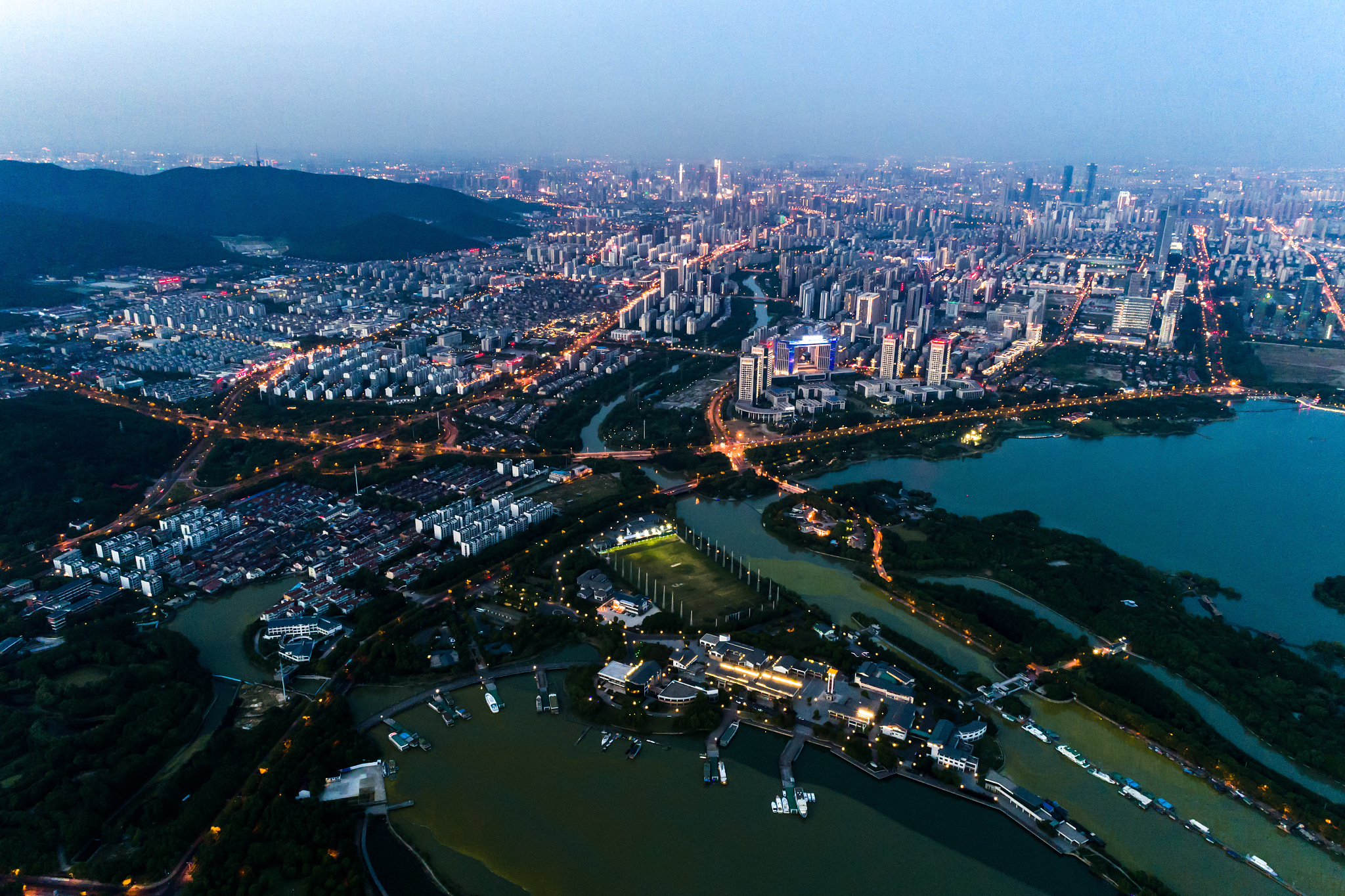 the china city night