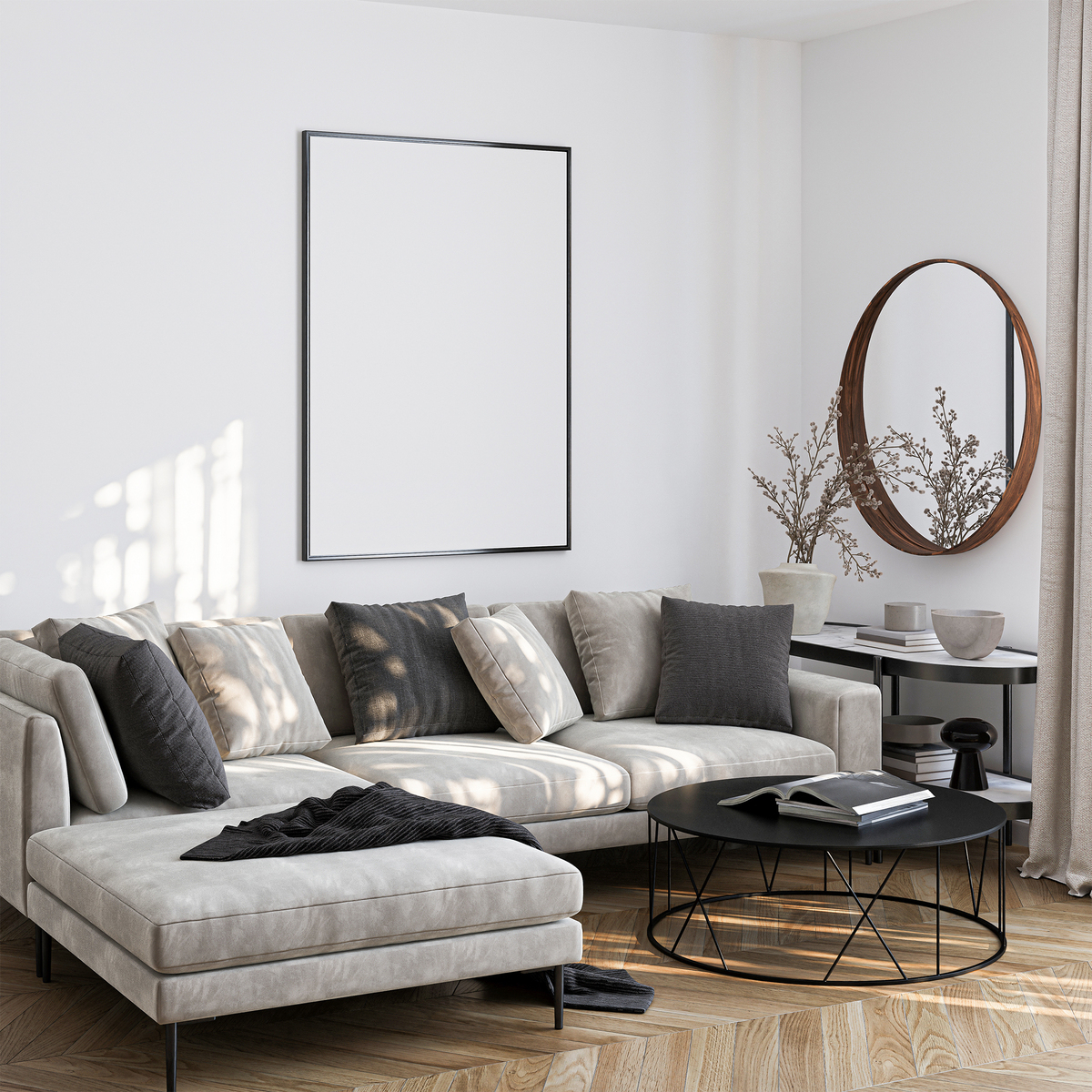 家具增添豪华客厅感觉怎么说