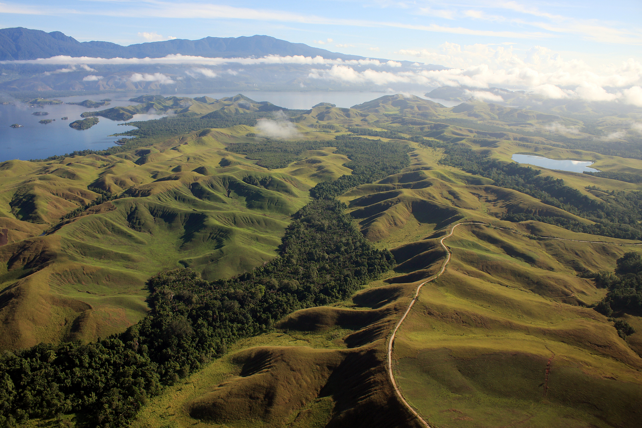 lake sentani district in papua