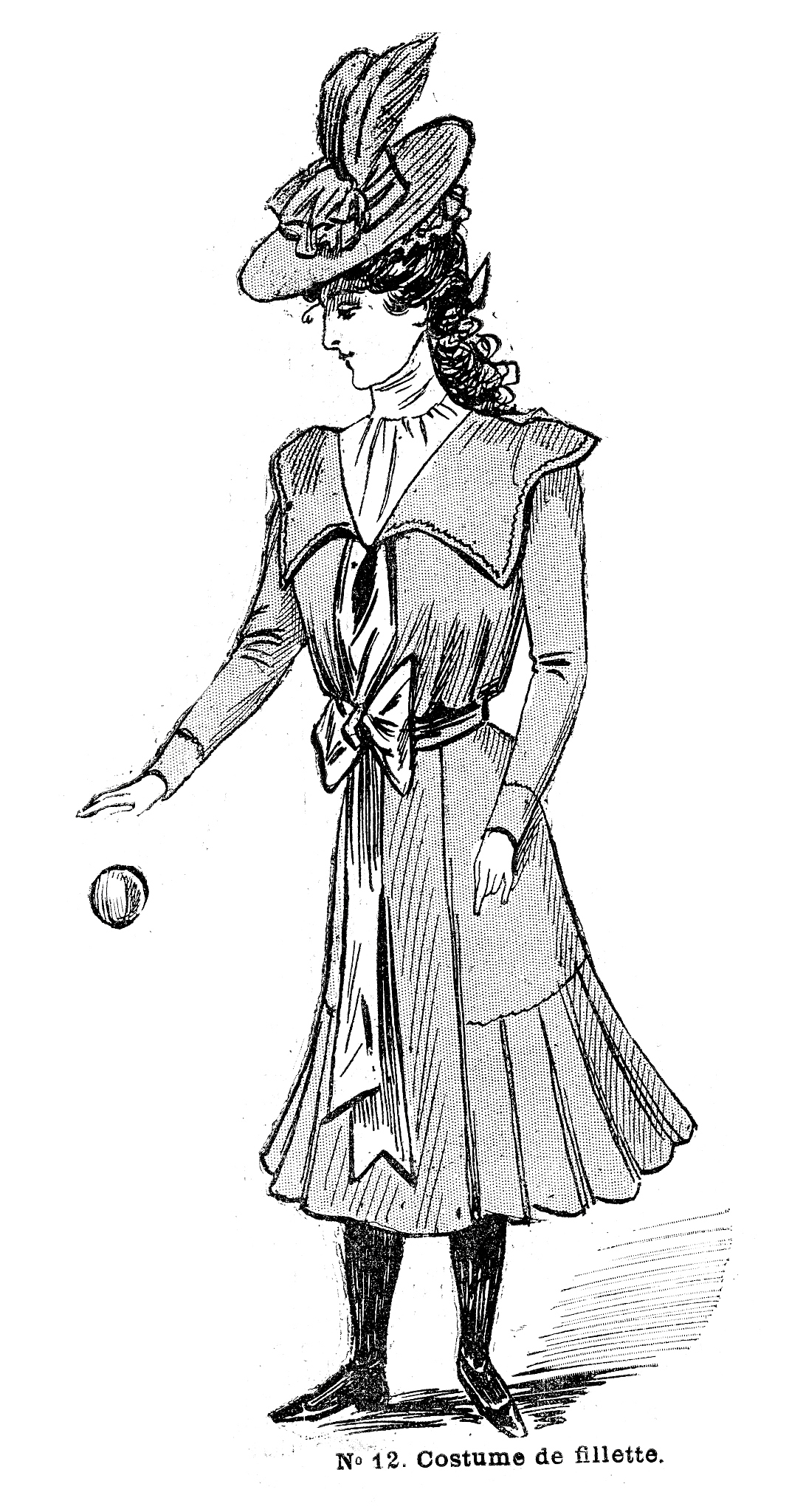 french girls fashion 1900
