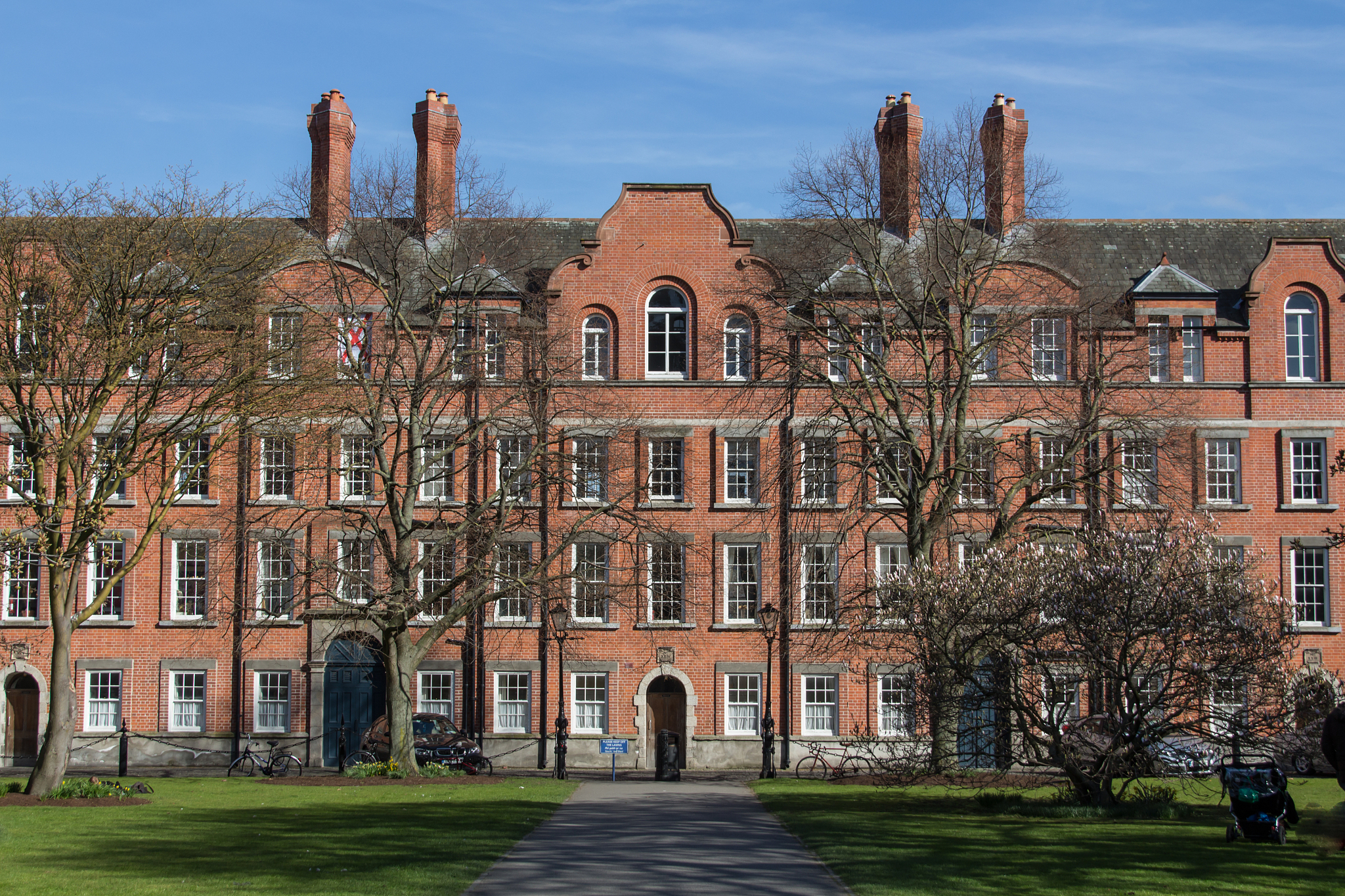 the rubrics house in the trinity college of dublin, ireland