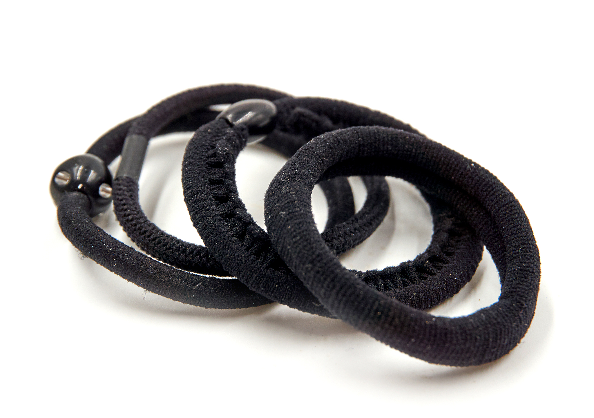 黑色硅胶发圈：简约百搭，打造精致造型