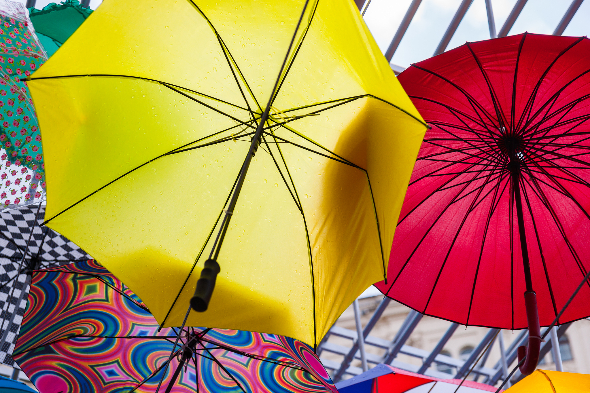 colorful umbrellas