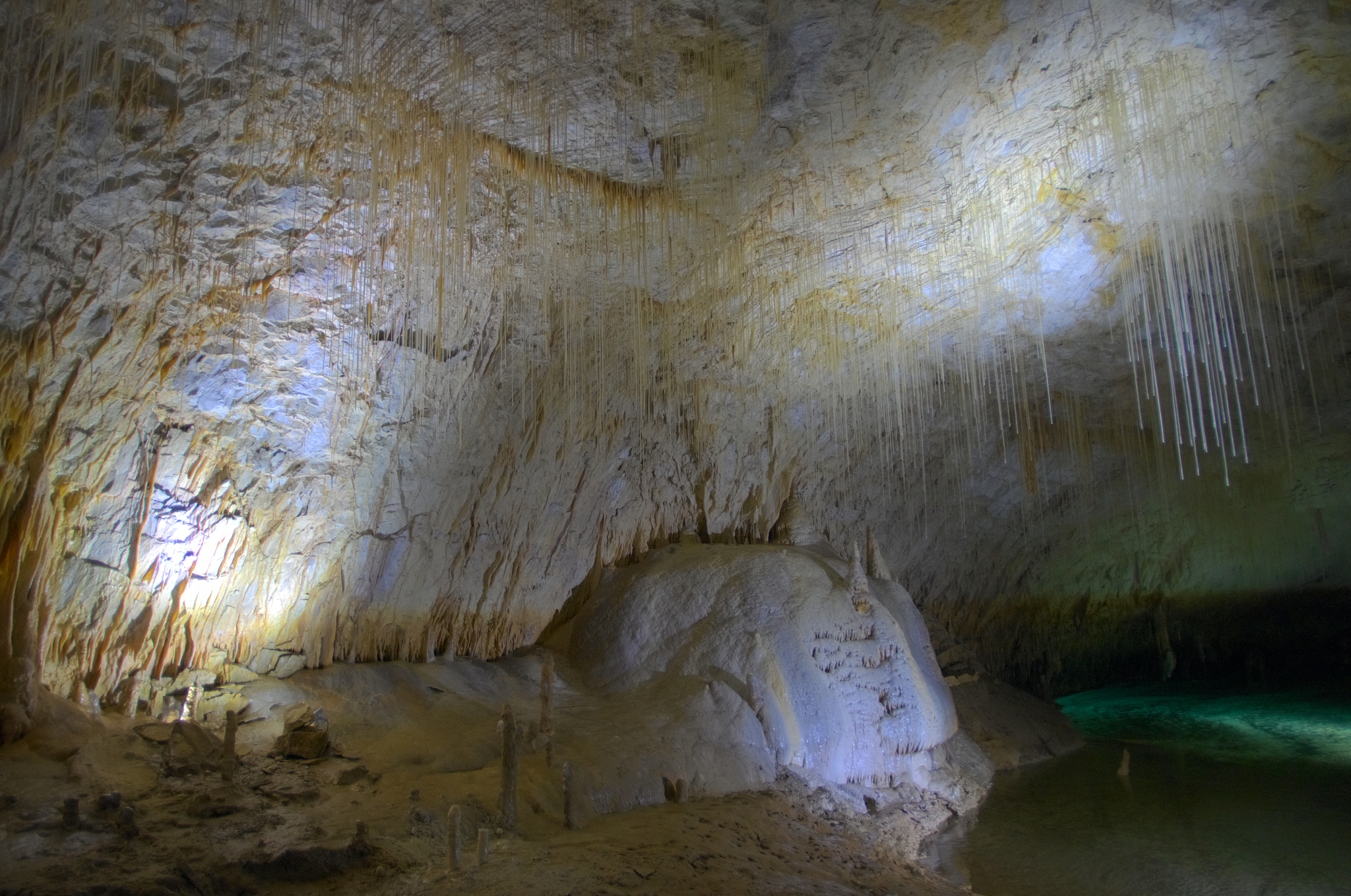 views in underground caves