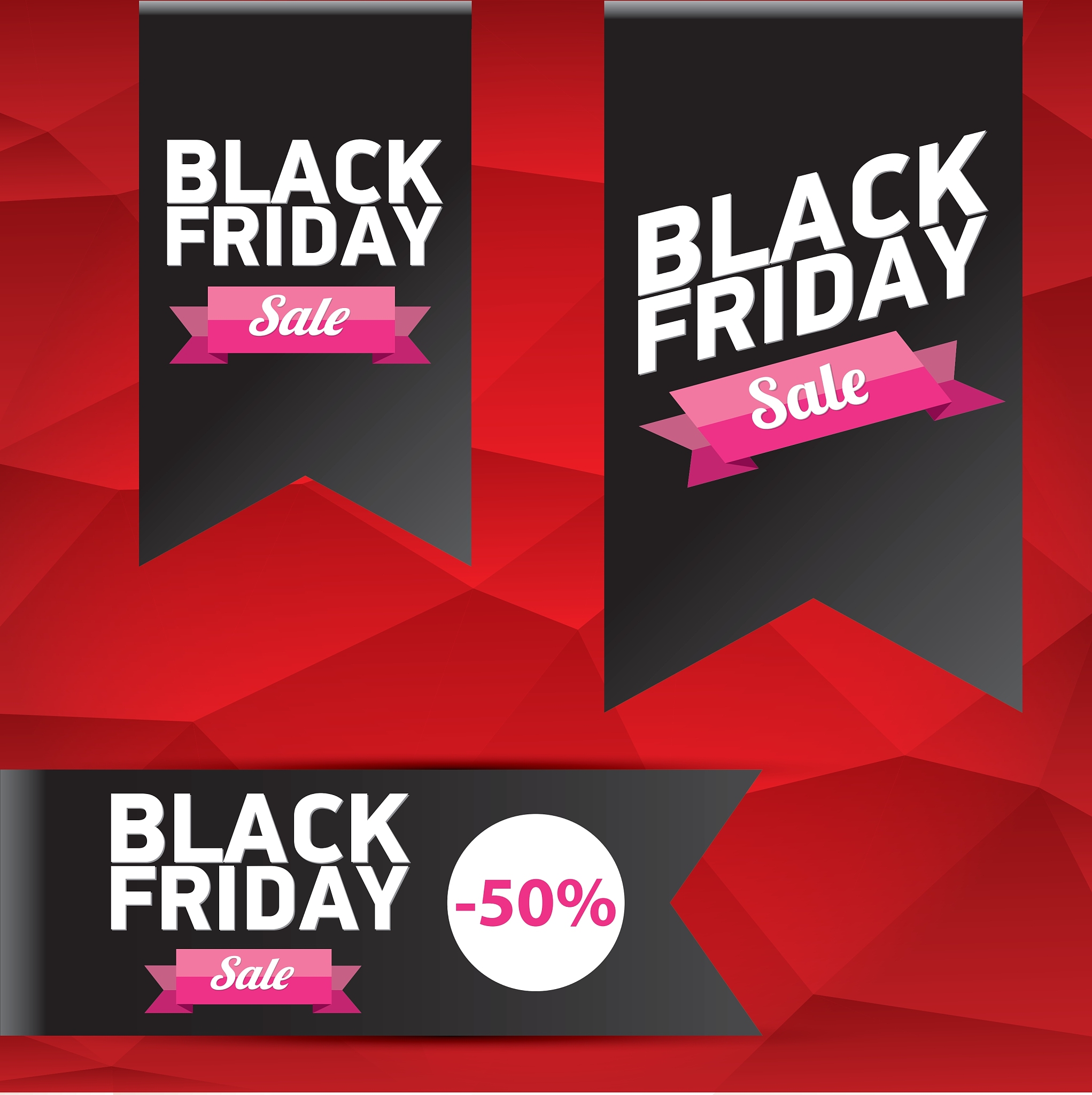 black friday sale poster or banner
