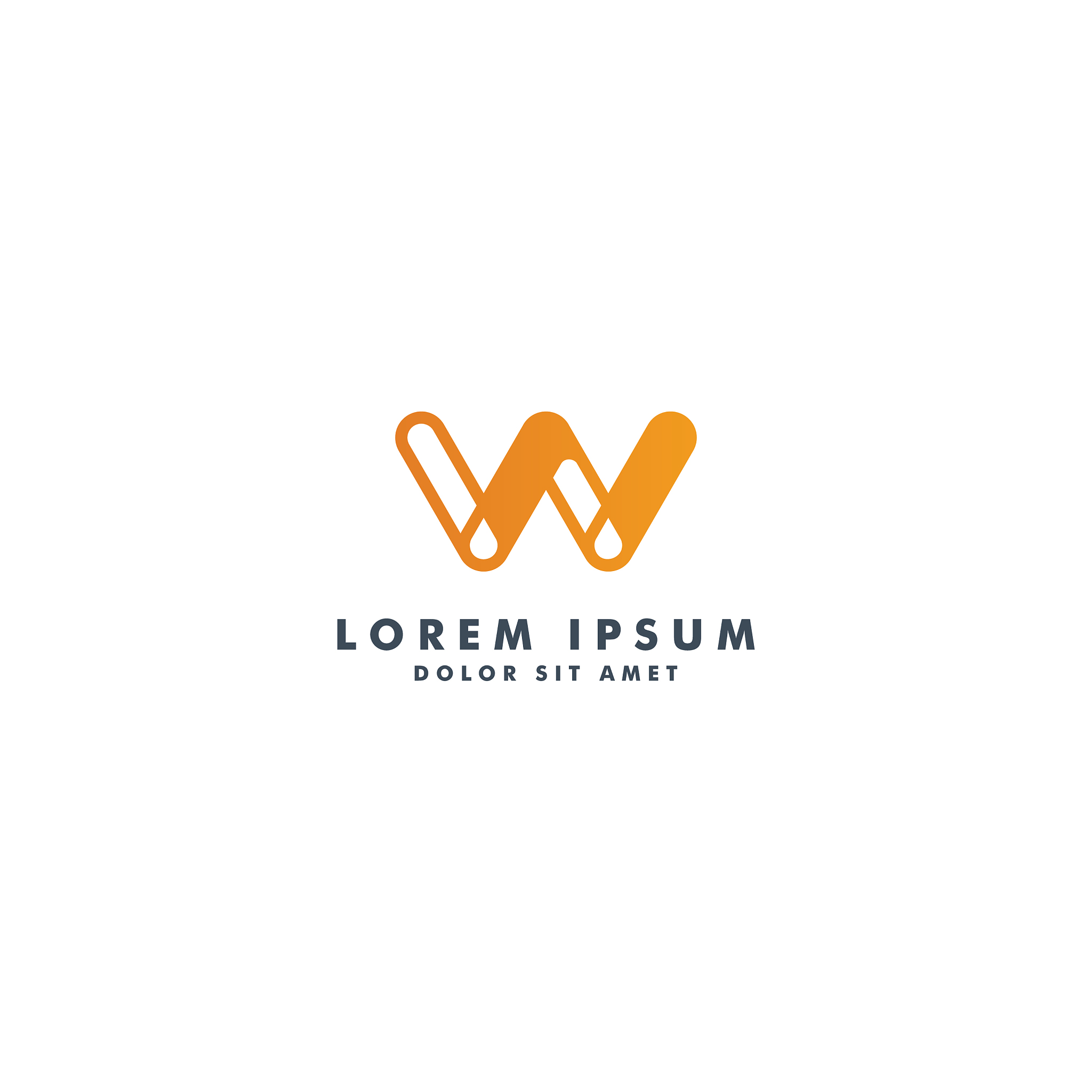 letter w logo icon design