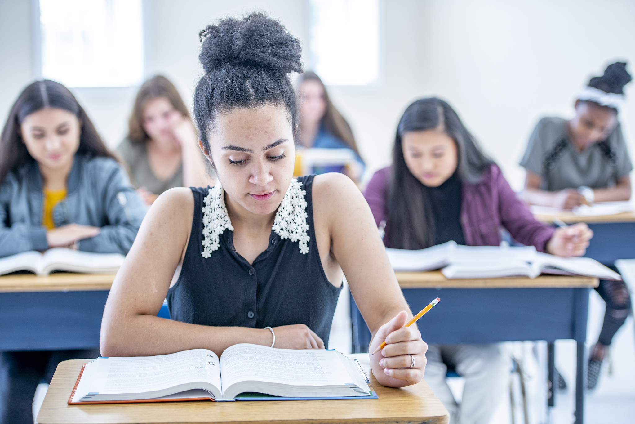 studying student