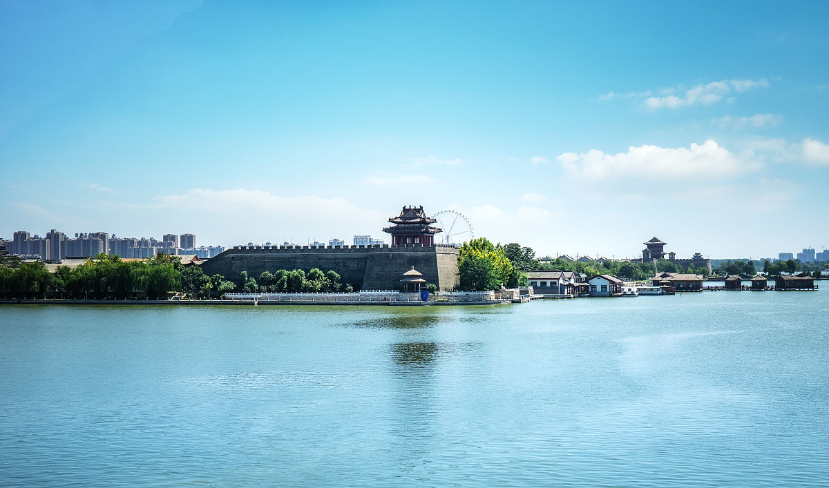 聊城古城在河上