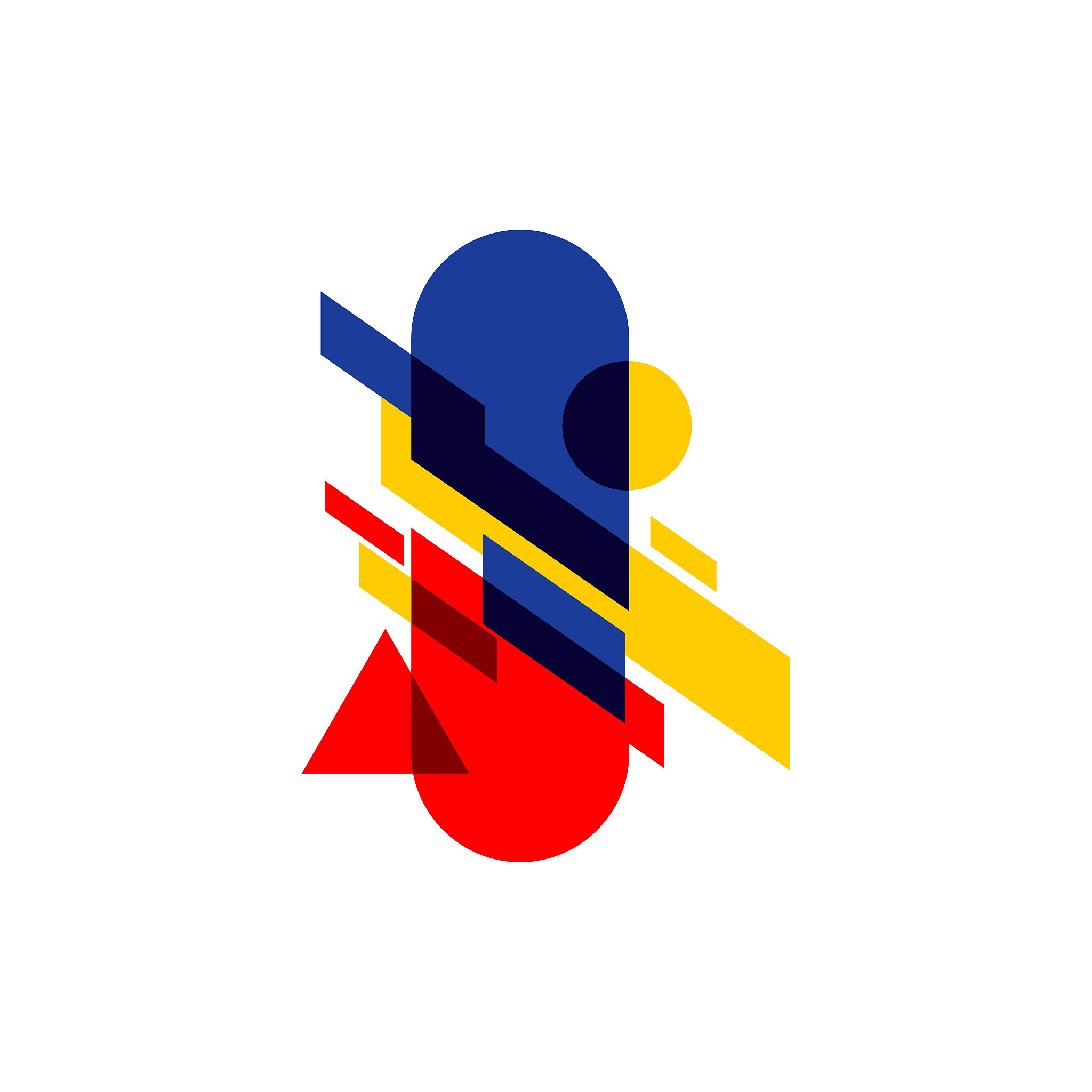 abstract bauhaus icon