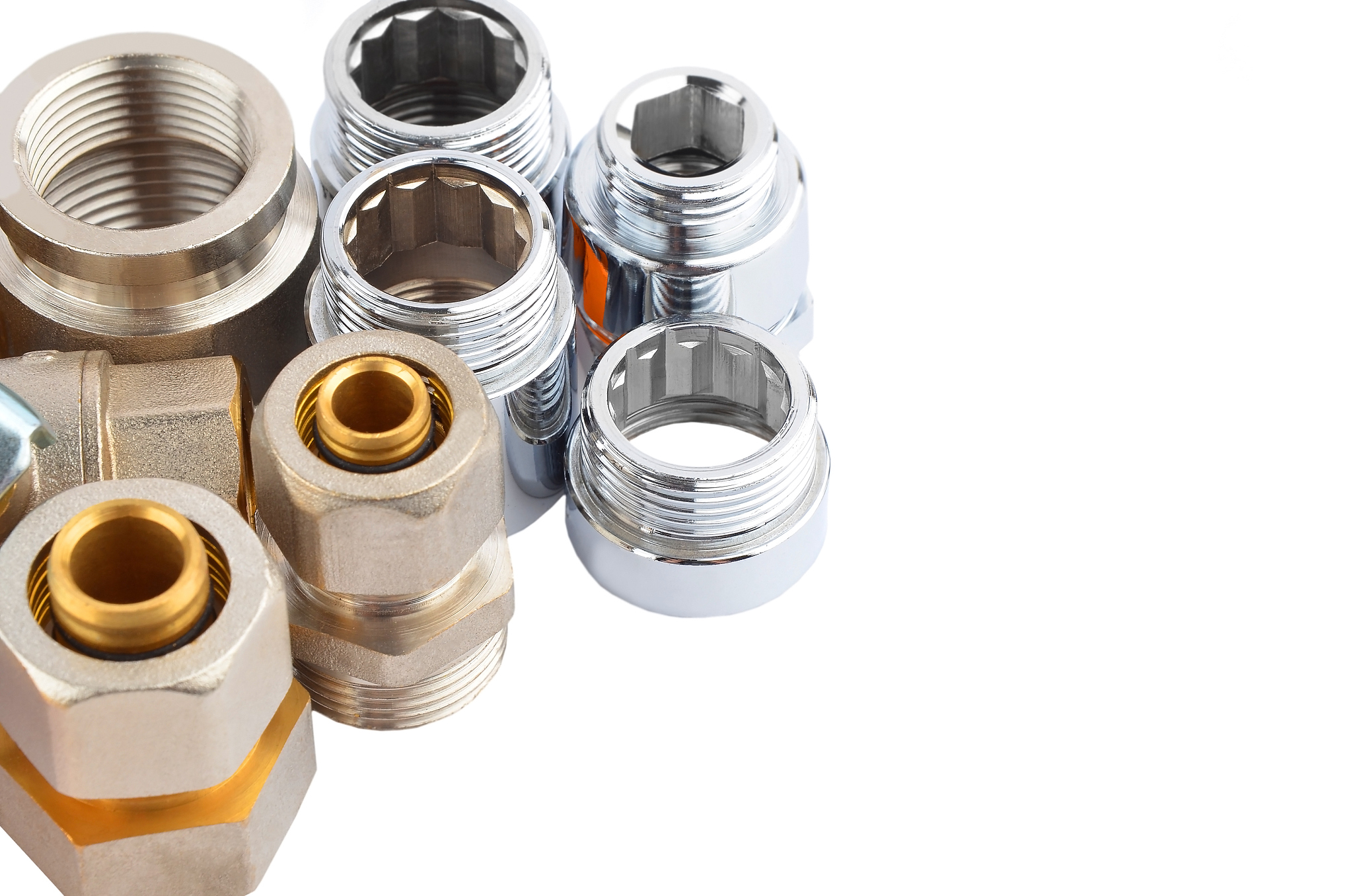 set of plumbing fitting