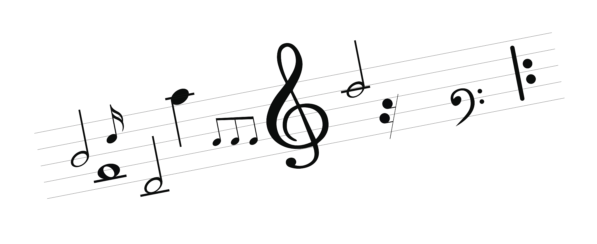 music note background