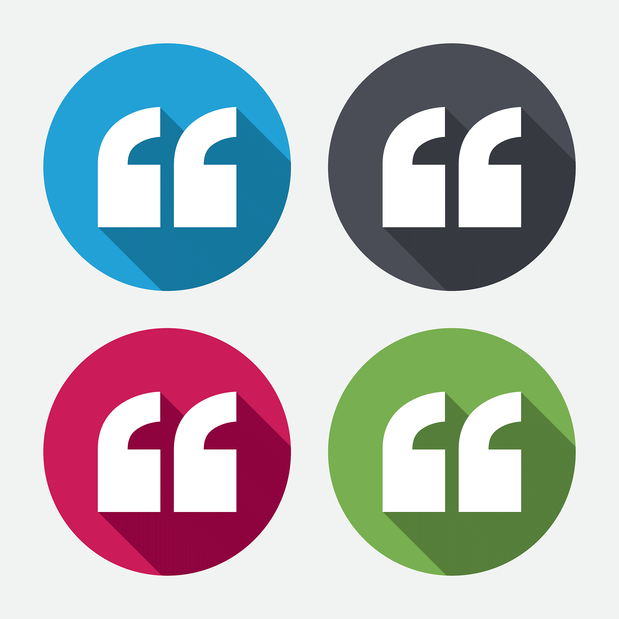 quote sign icon. quotation mark symbol.