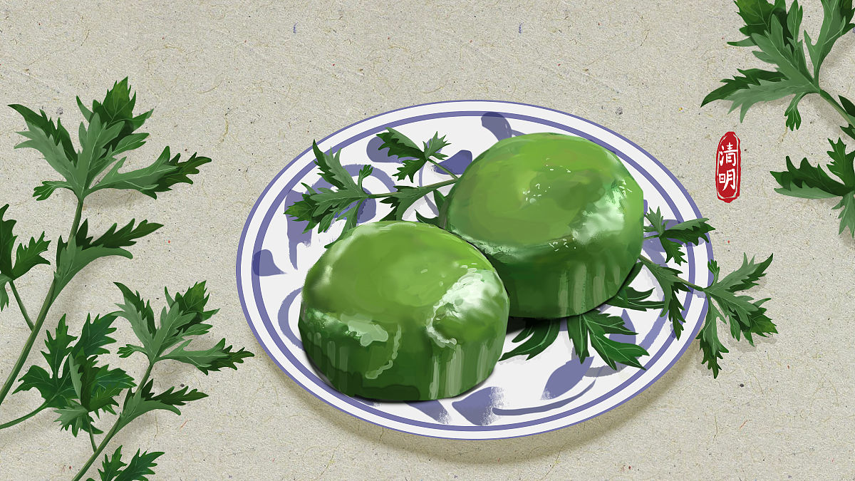 '艾'你一口，春光无限！清明特惠，艾糍艾粄香飘满城！