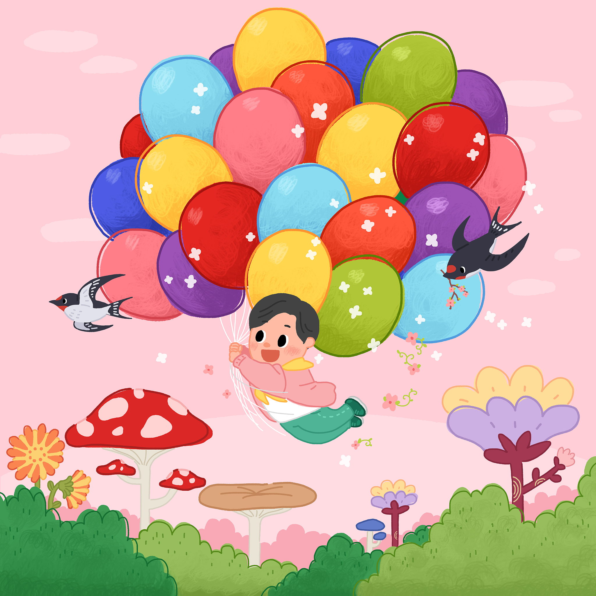 幼儿看图说故事