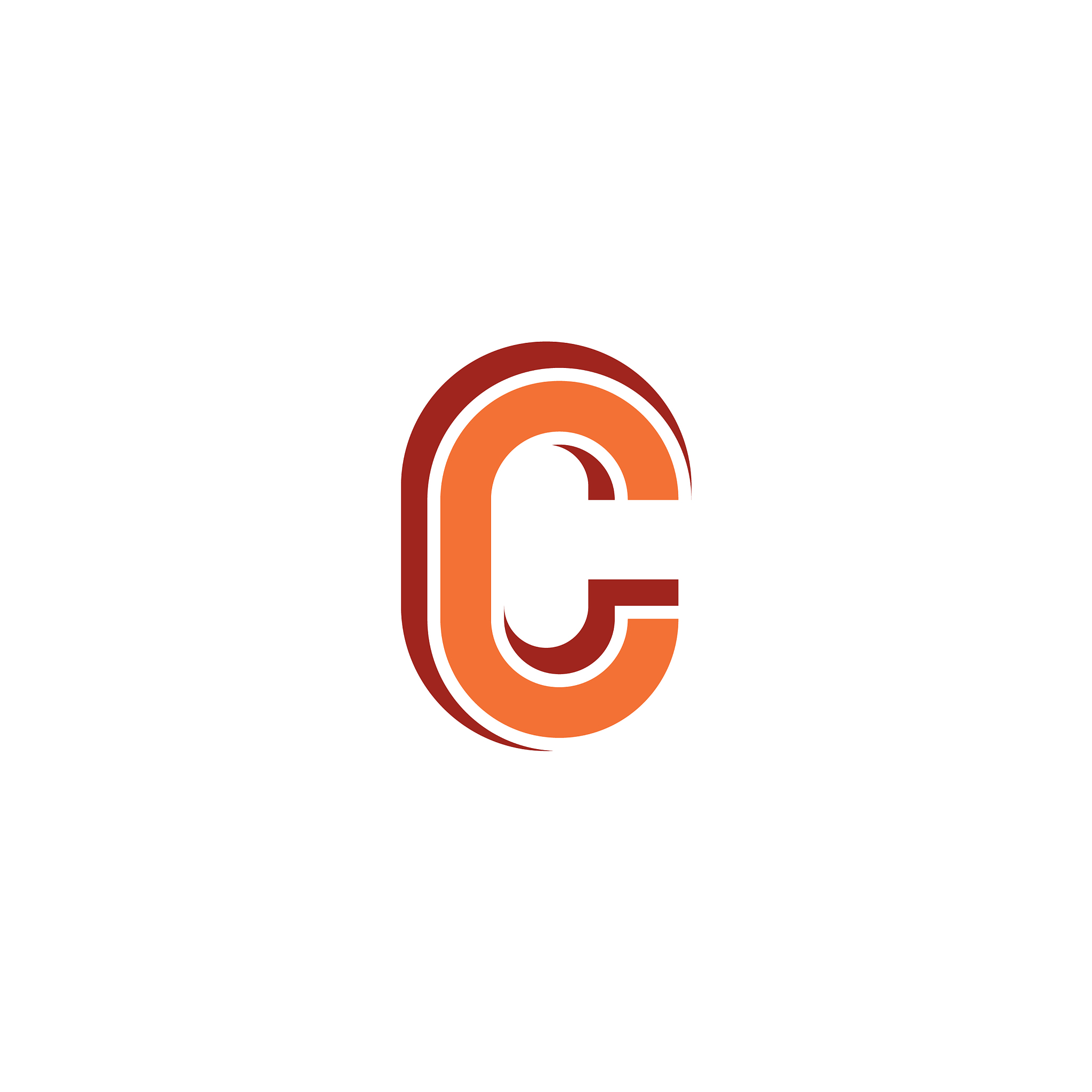c logotype sign element letter icon design