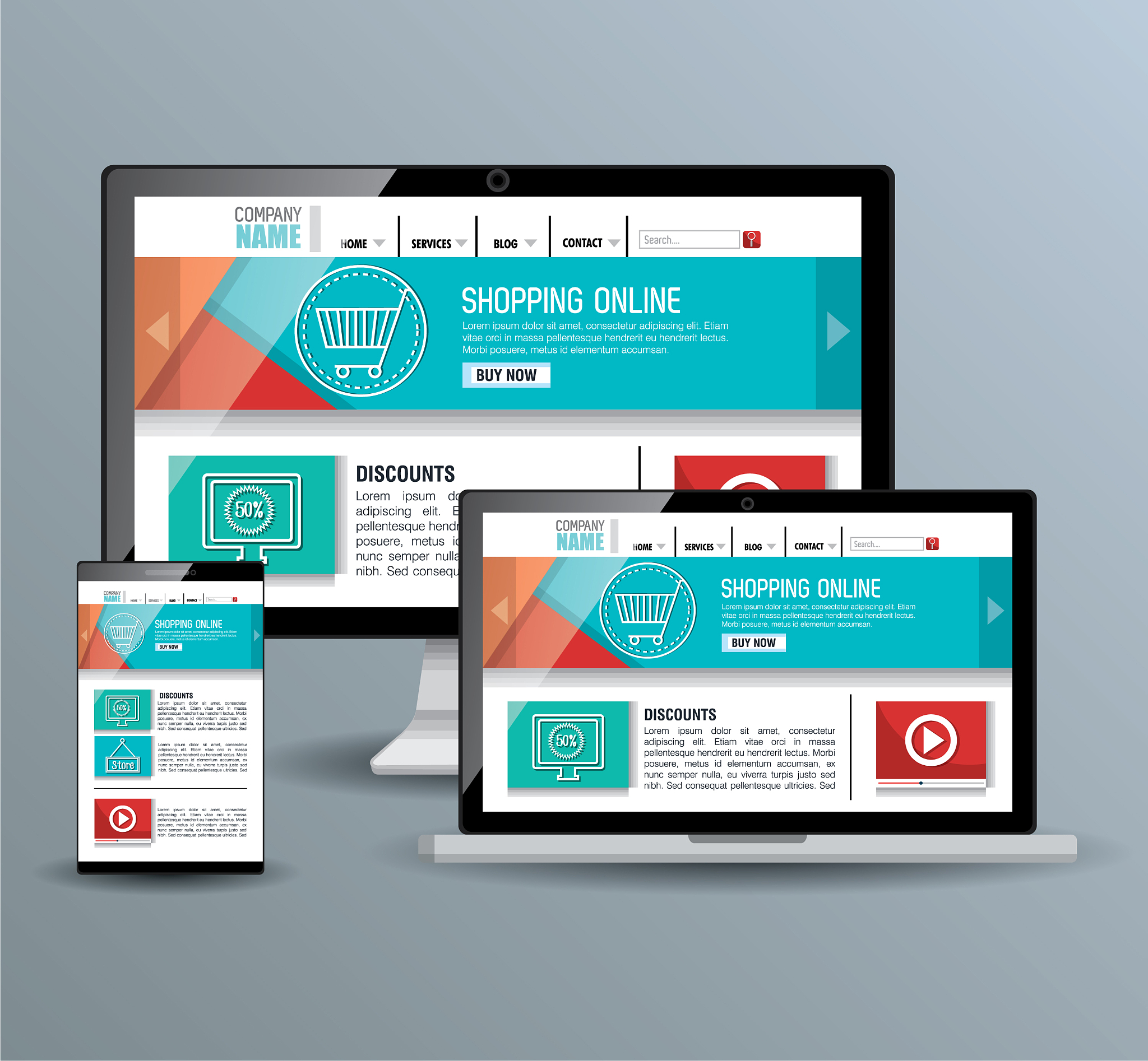 model website at device electronic