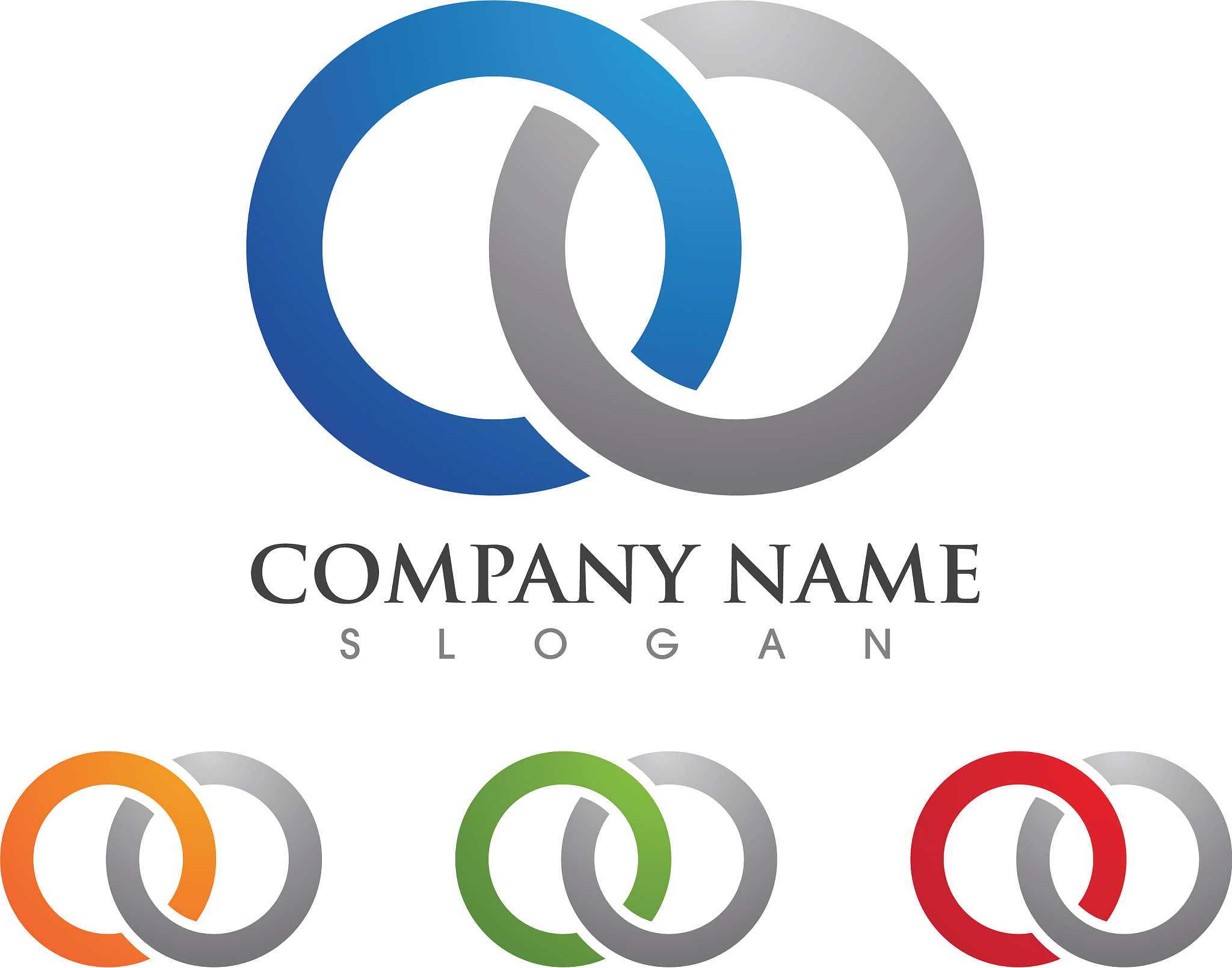 business corporate abstract unity logo design