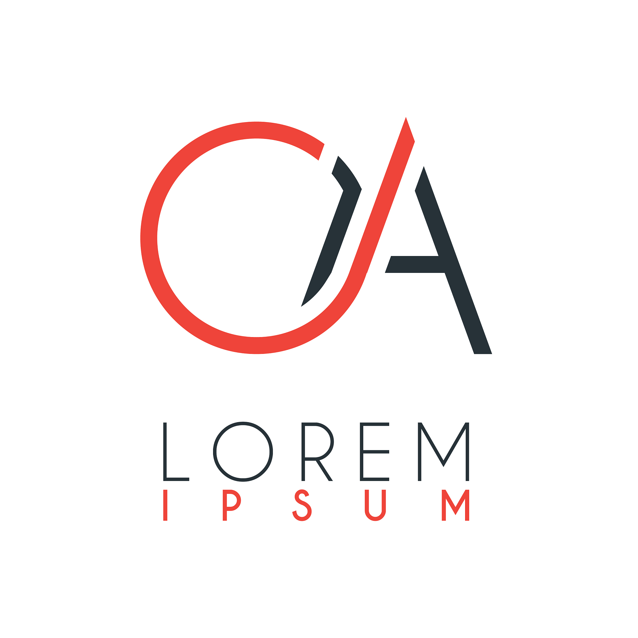 the logo between letter o and letter a or oa