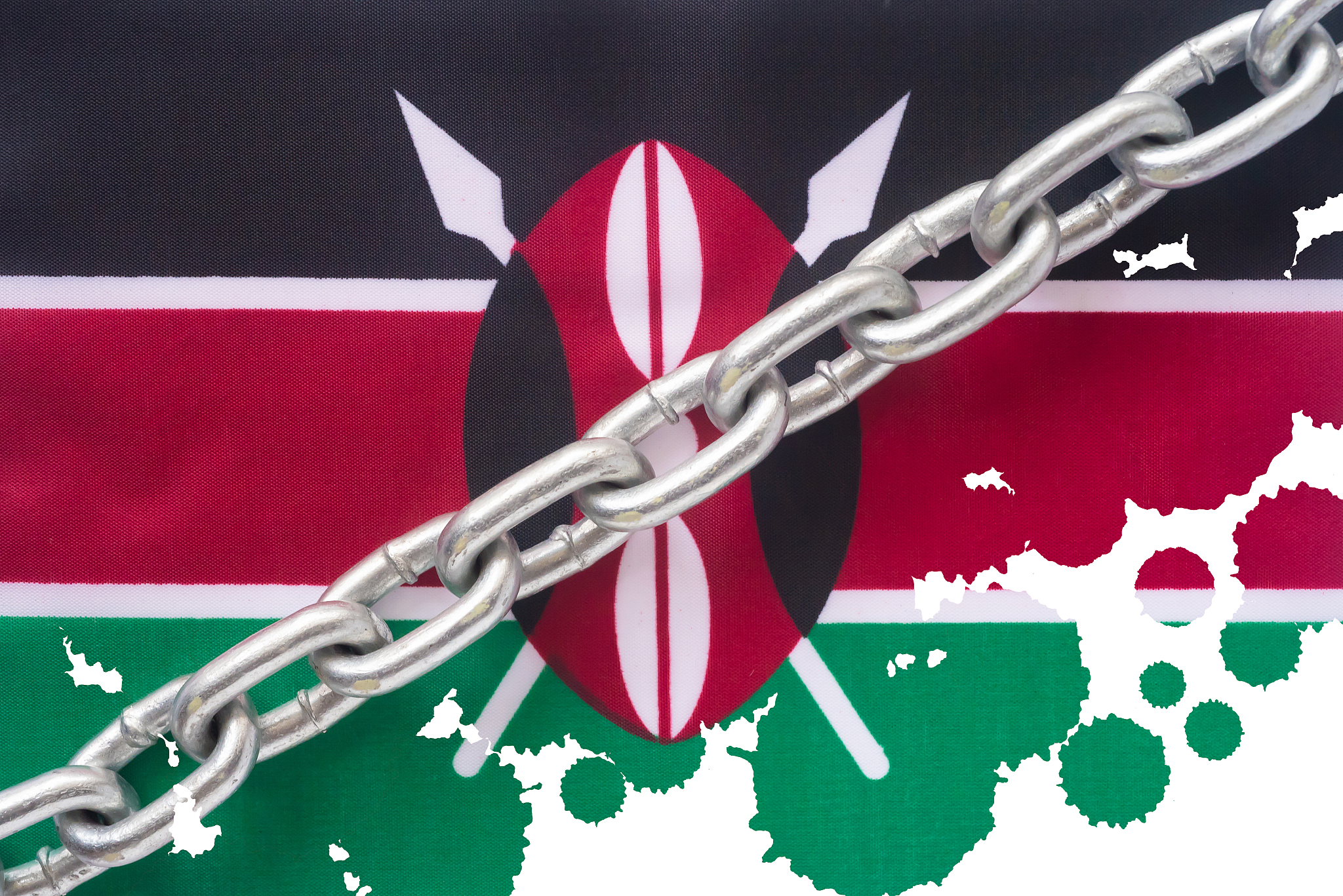 kenya lockdown on pandemic concept
