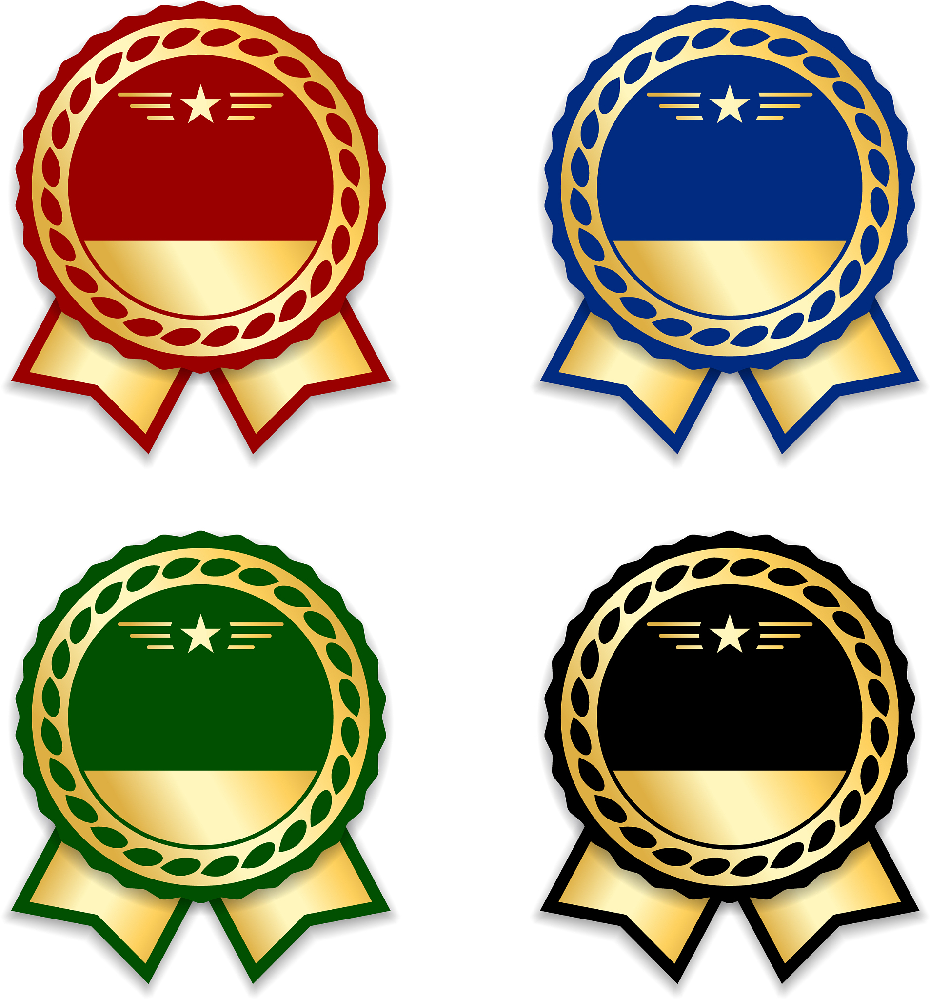 award ribbon the best set