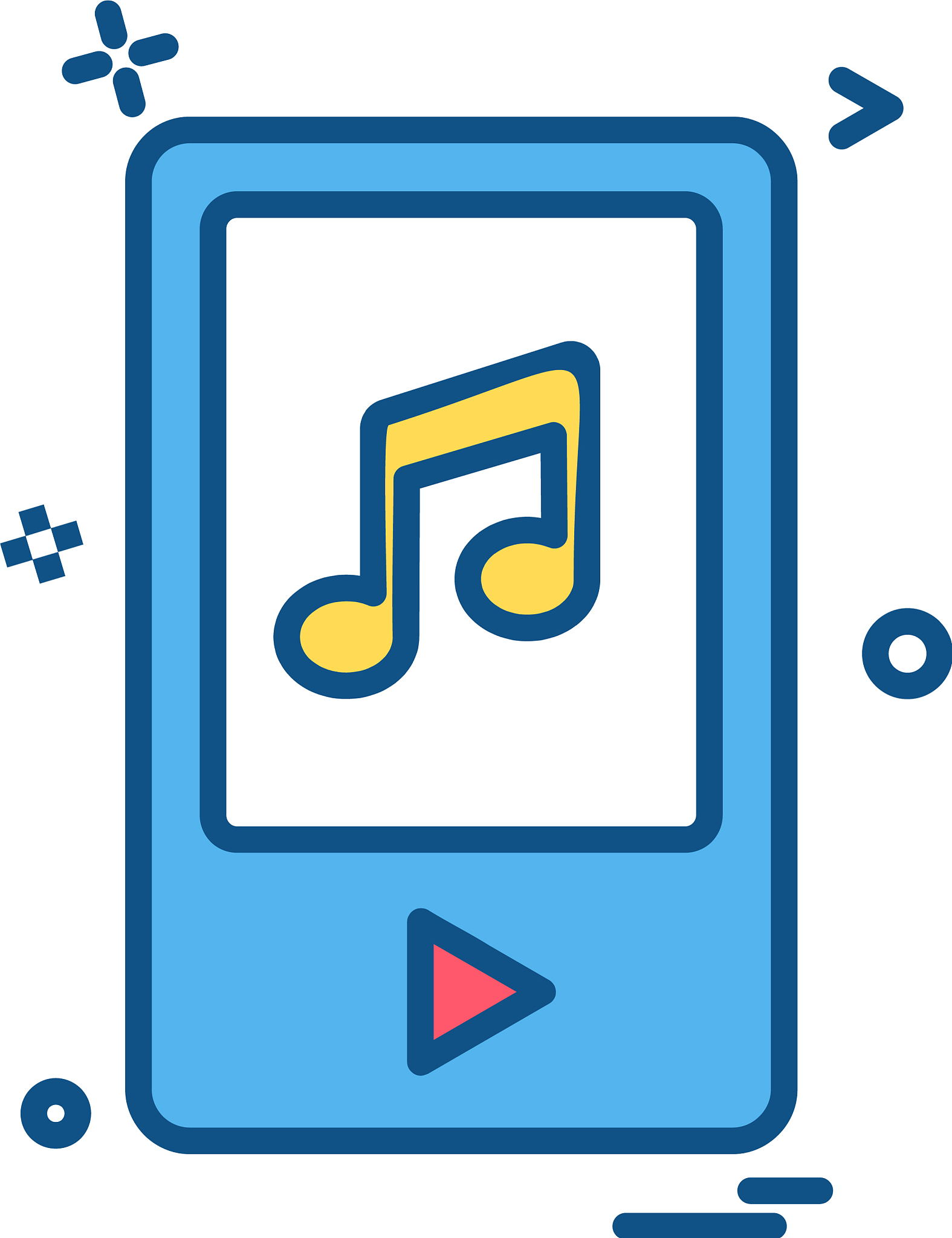 music player icon design