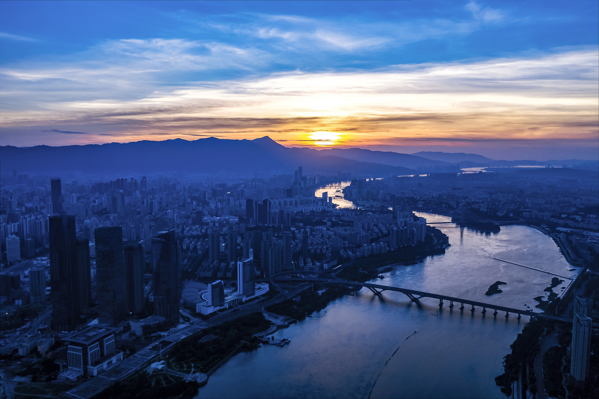 中国福州城市风光