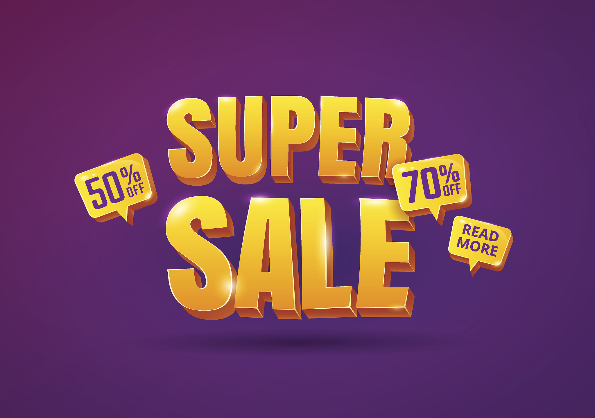 super sale banner