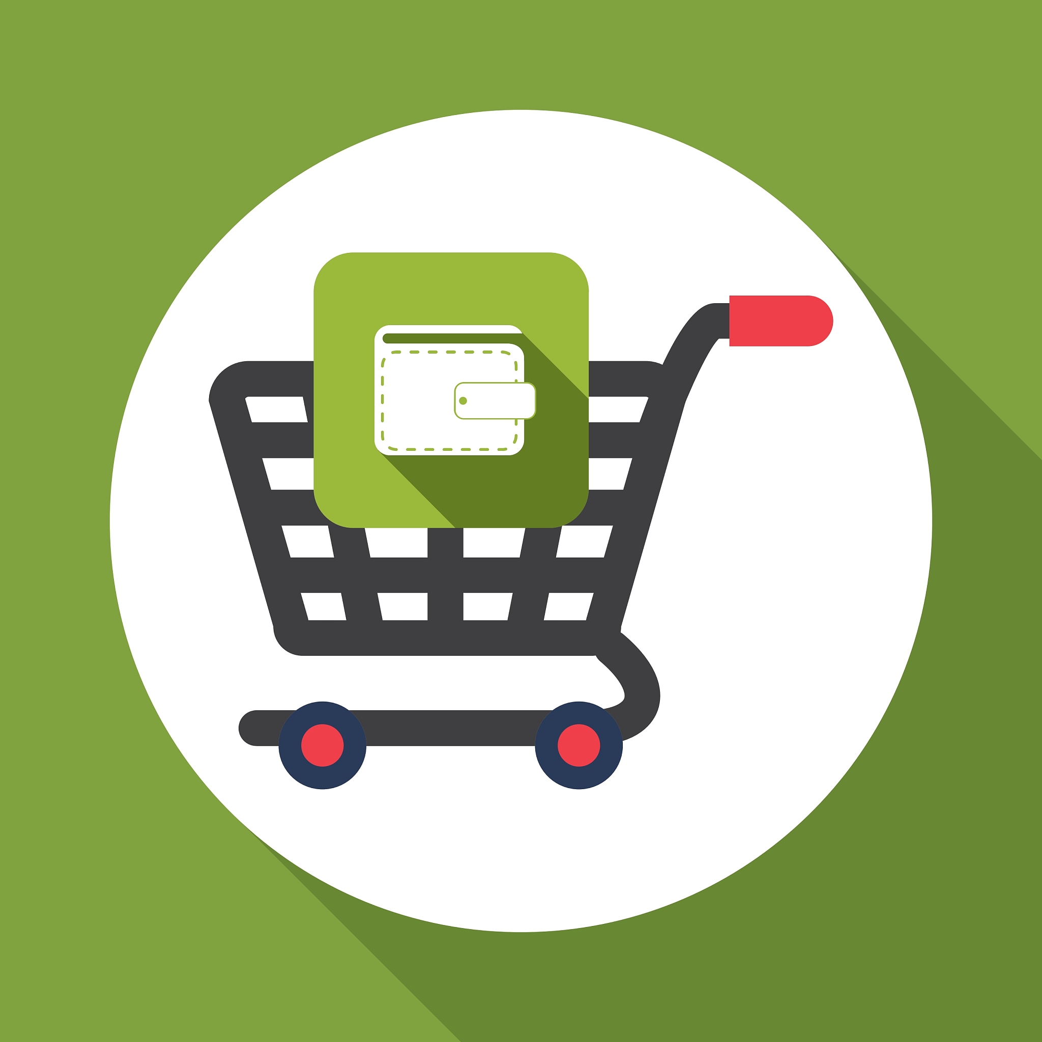 shopping design sales and retail icon isolated