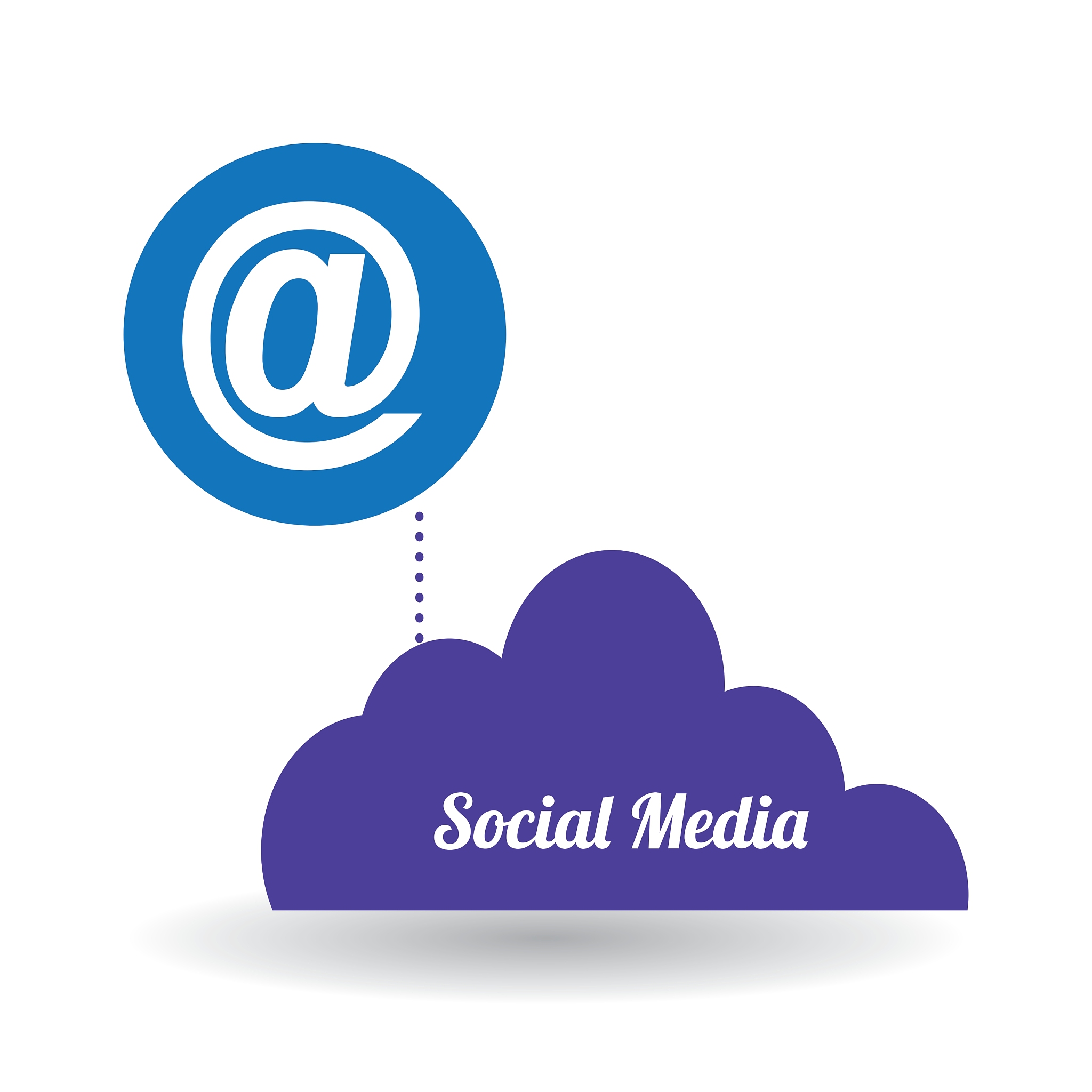 social media design media icon communication