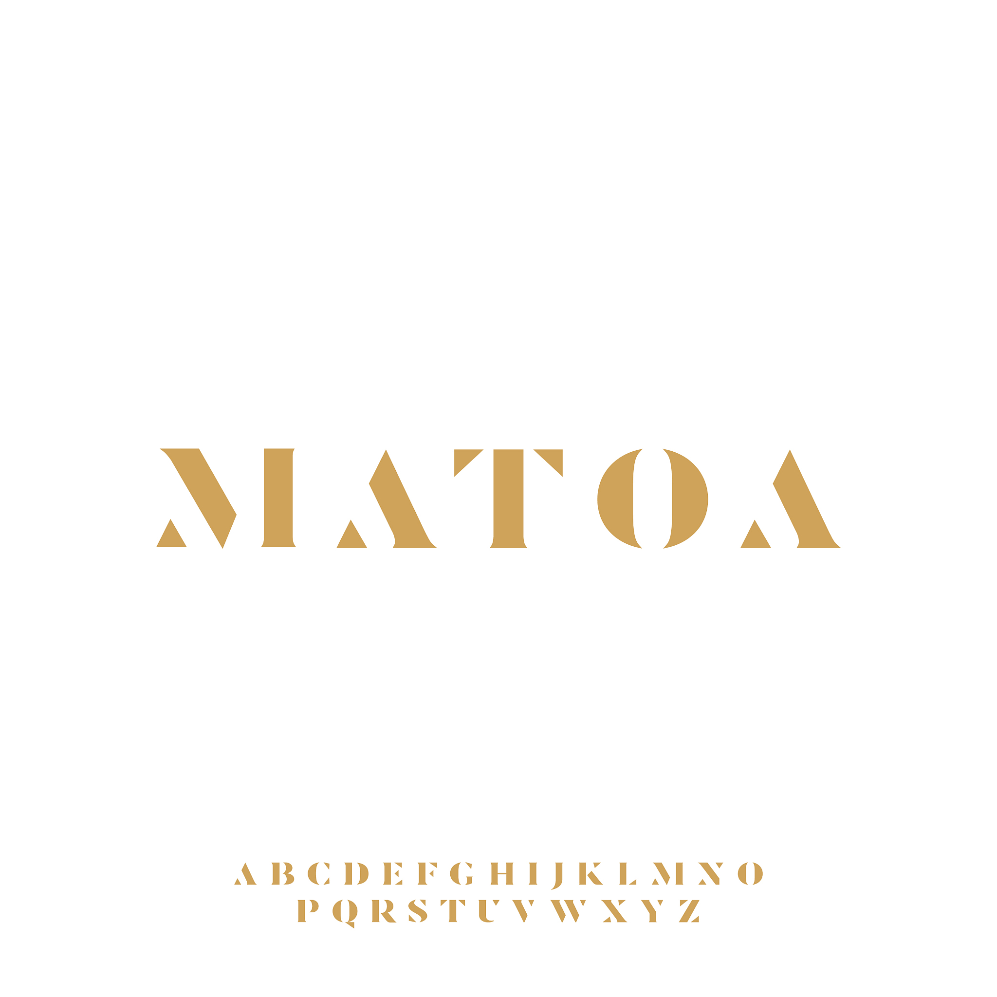 matoa elegant sans serif typeface
