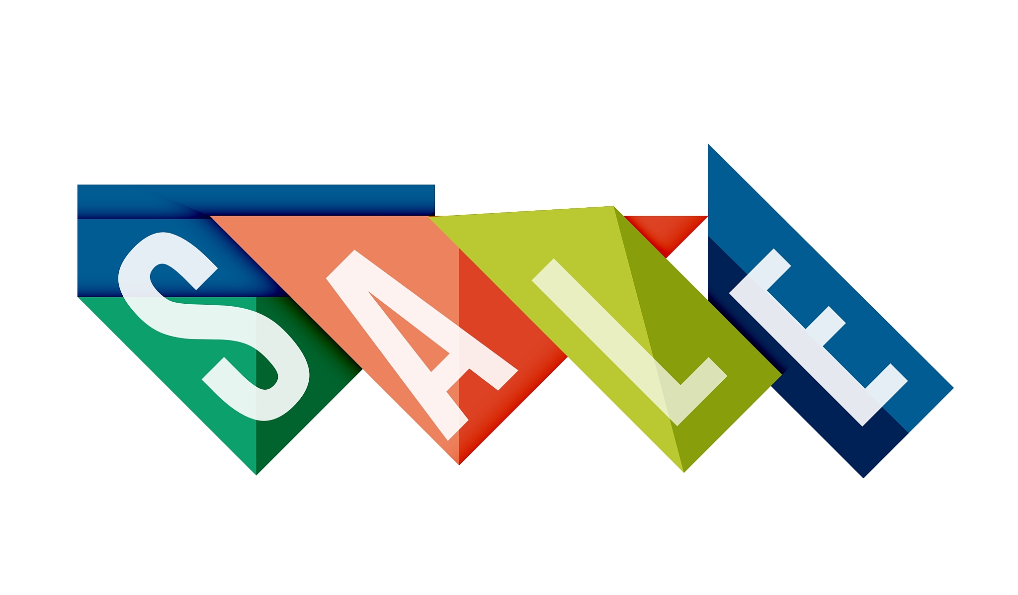 sale word label banner