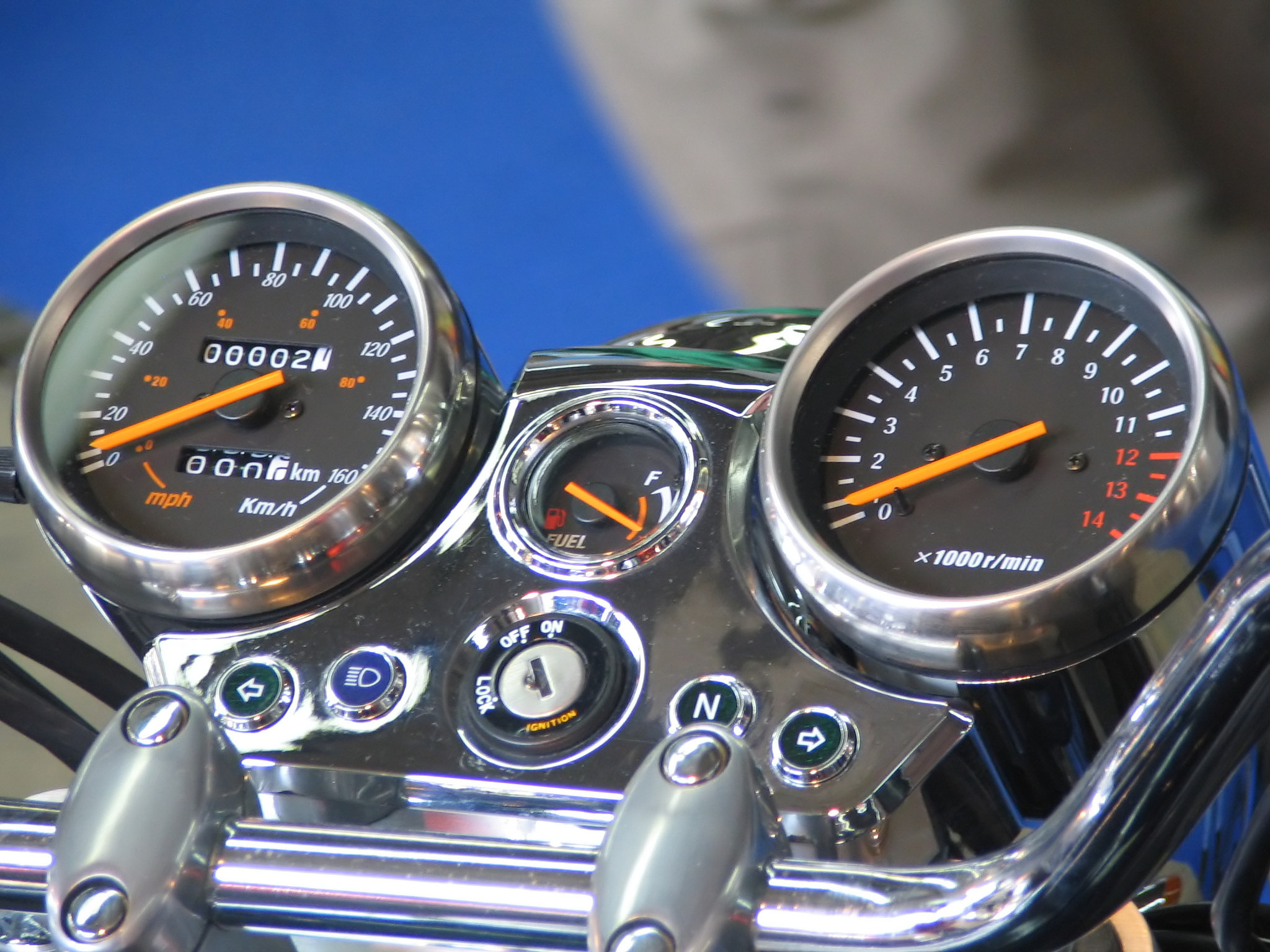 powerful motorbike