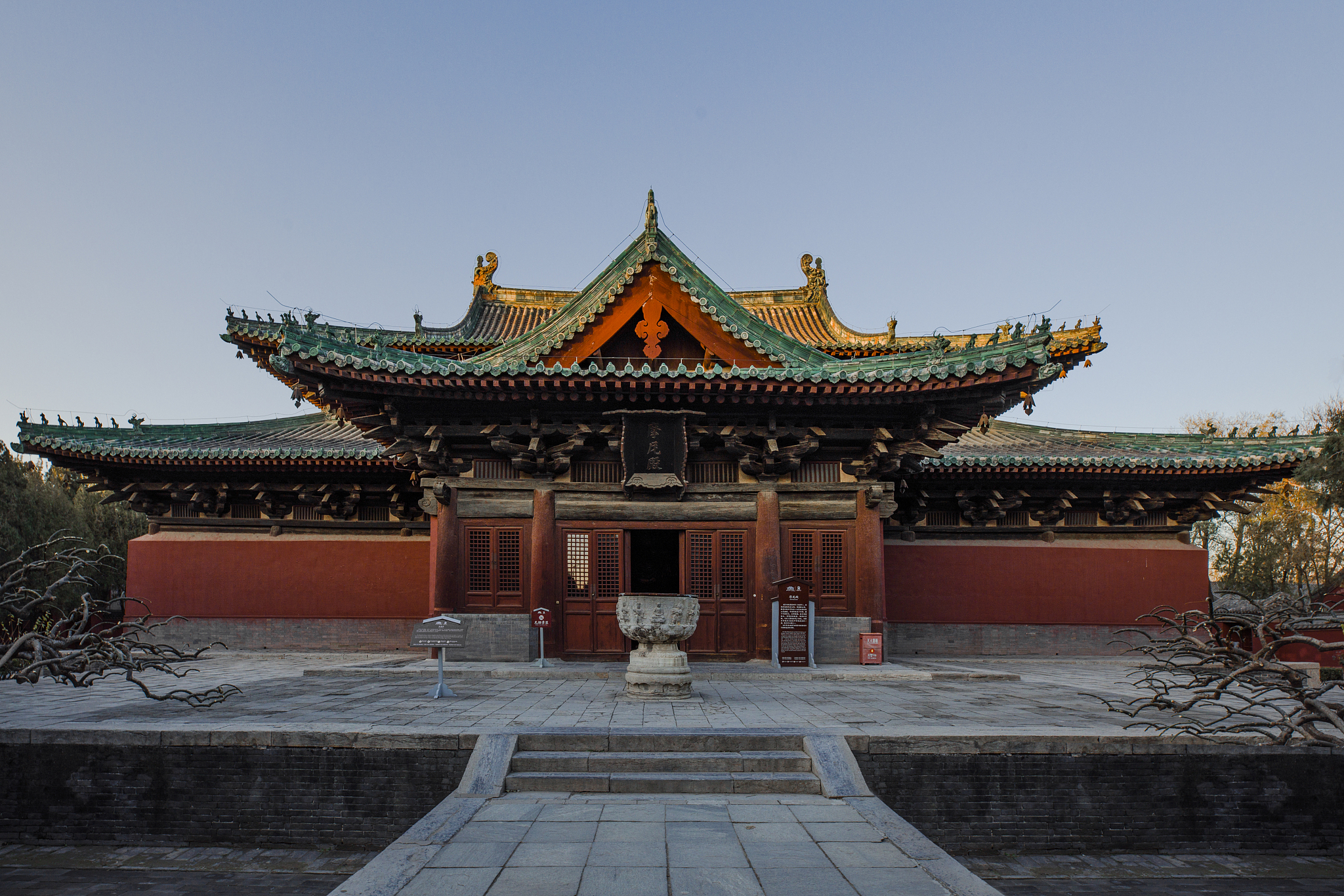 河北正定隆兴寺摩尼殿南立面