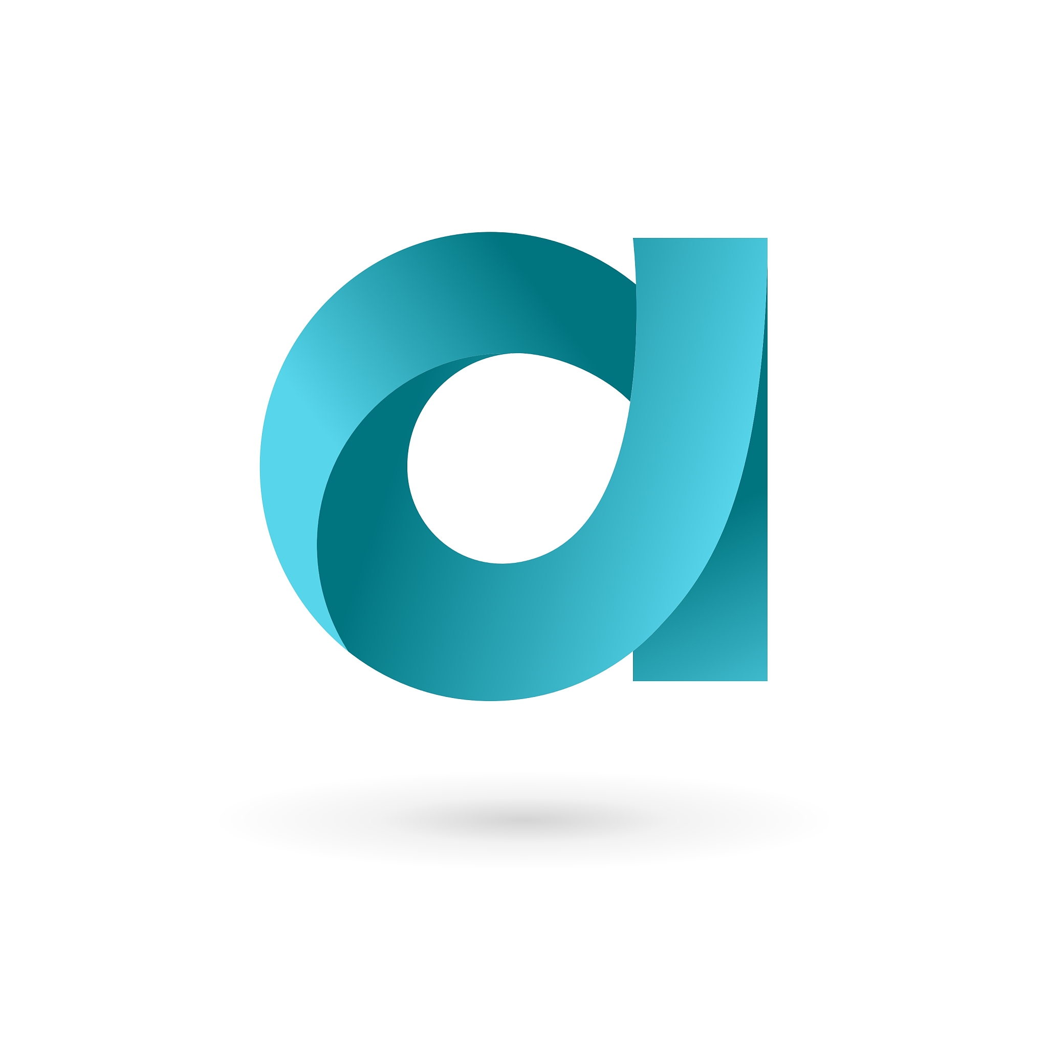 letter a logo icon design template elements